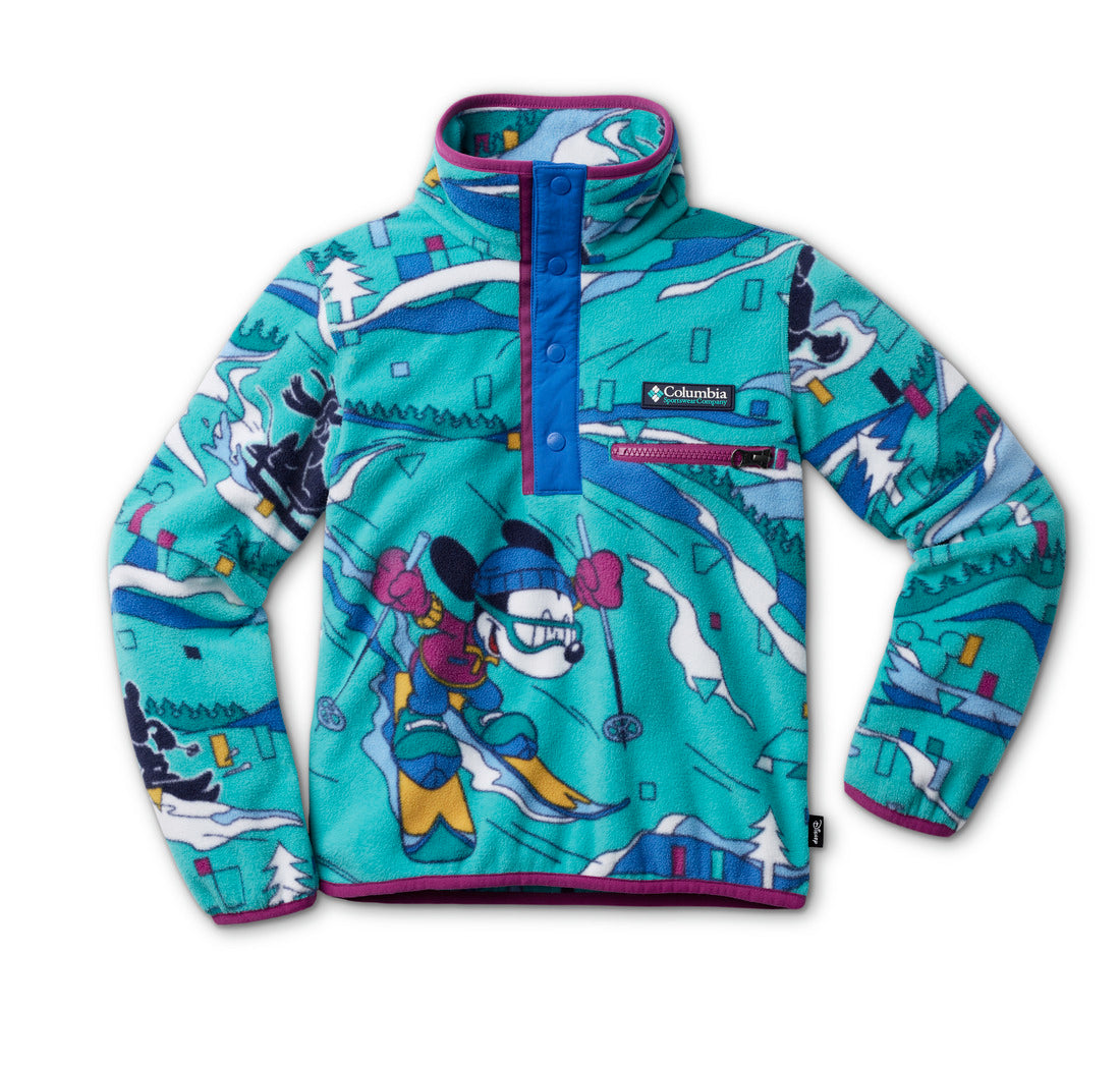 Sudadera polar para niños Disney Columbia CSC x Disney Half Snap Fleece