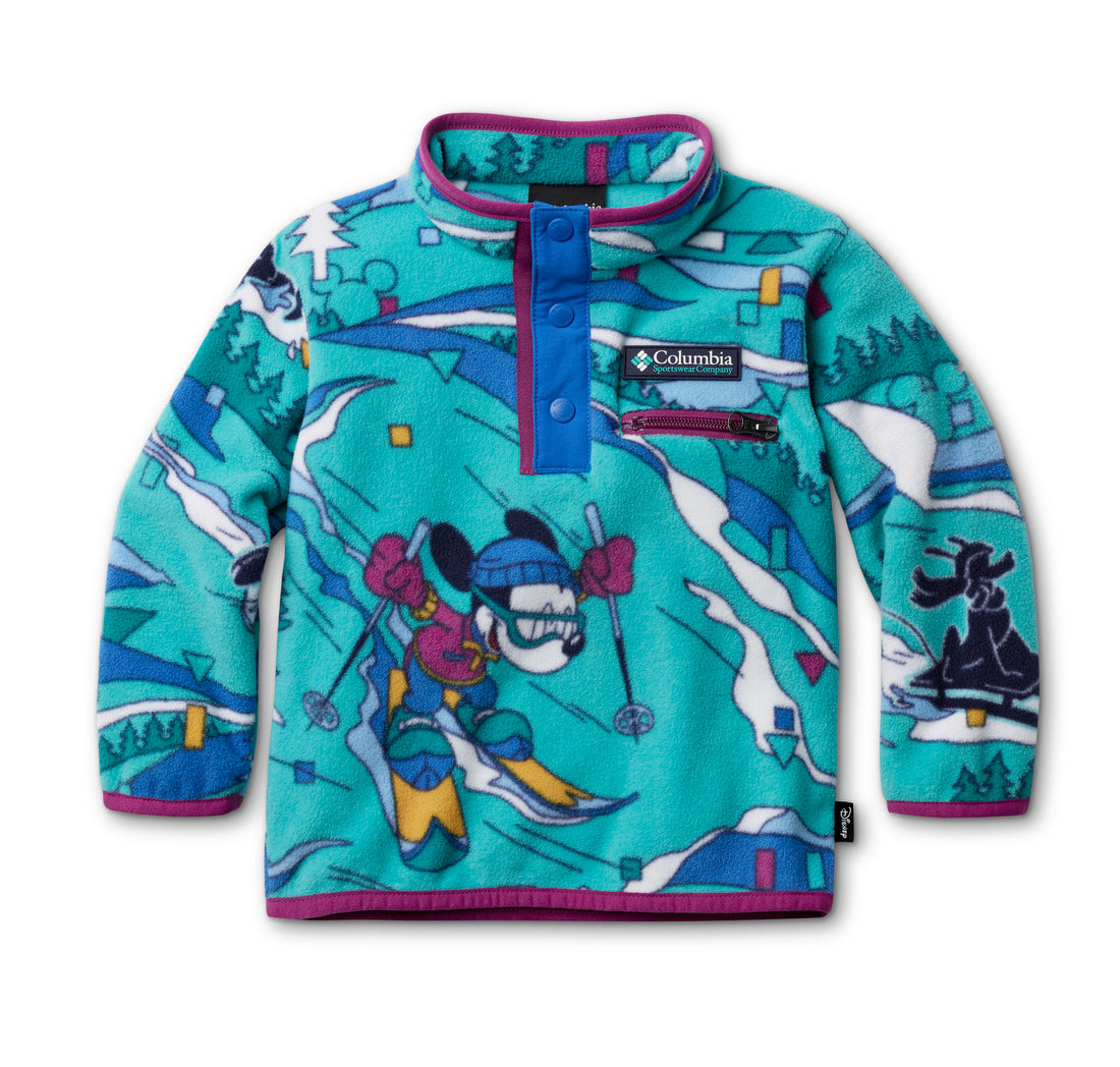 Sudadera polar para niños pequeños Disney Columbia CSC x Disney Half Snap Fleece