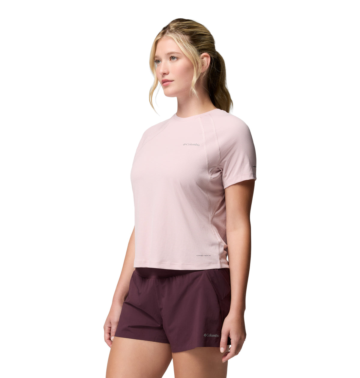 Playera de Trail Running para Mujer Columbia Stealth Spring SS Tee