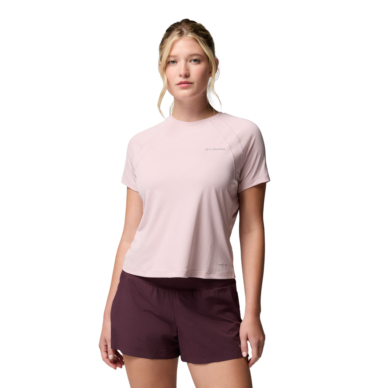 Playera de Trail Running para Mujer Columbia Stealth Spring SS Tee