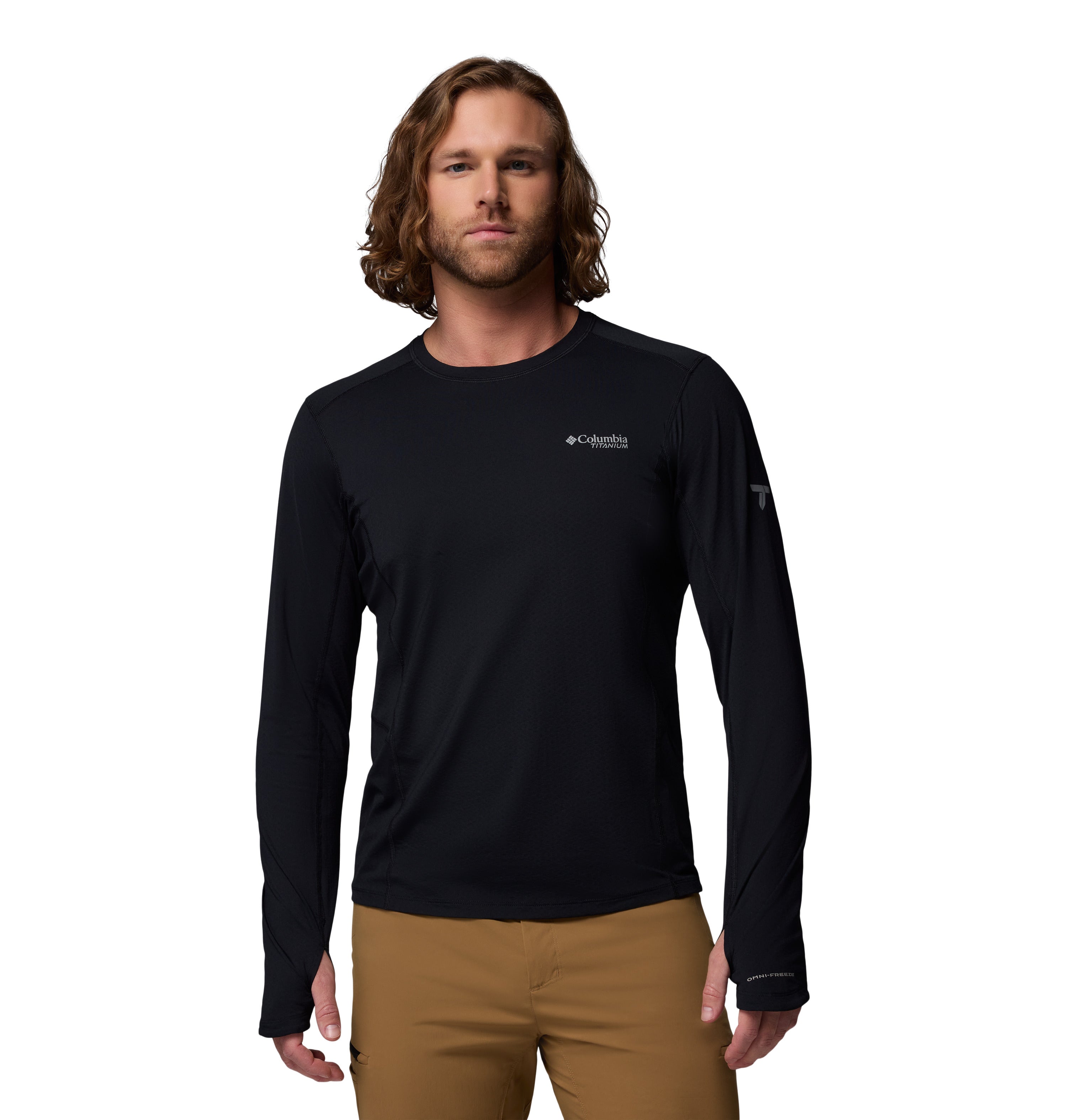 Playera para Hombre Columbia Diamond Peak Pro Long Sleeve Crew
