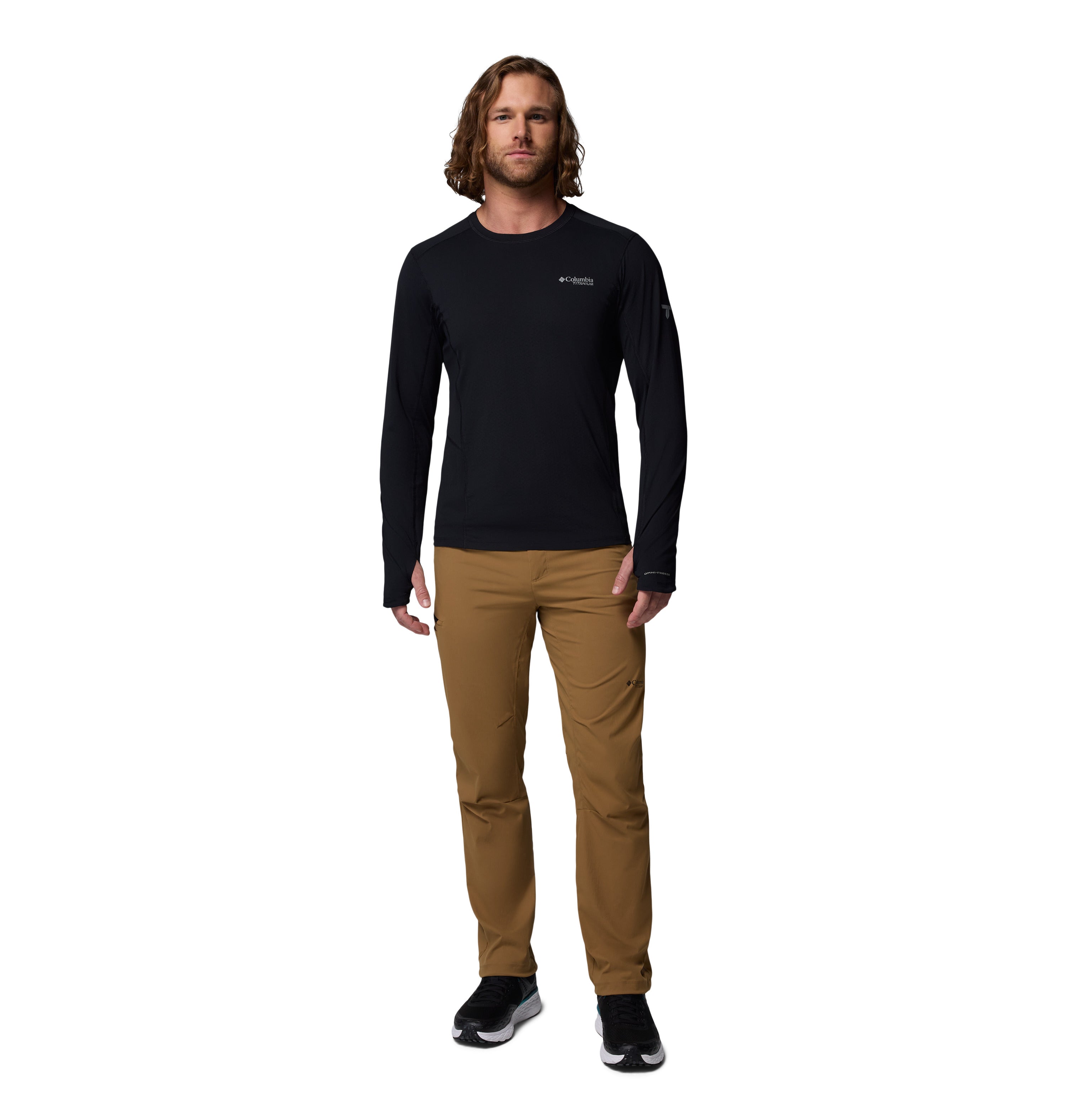 Playera para Hombre Columbia Diamond Peak Pro Long Sleeve Crew