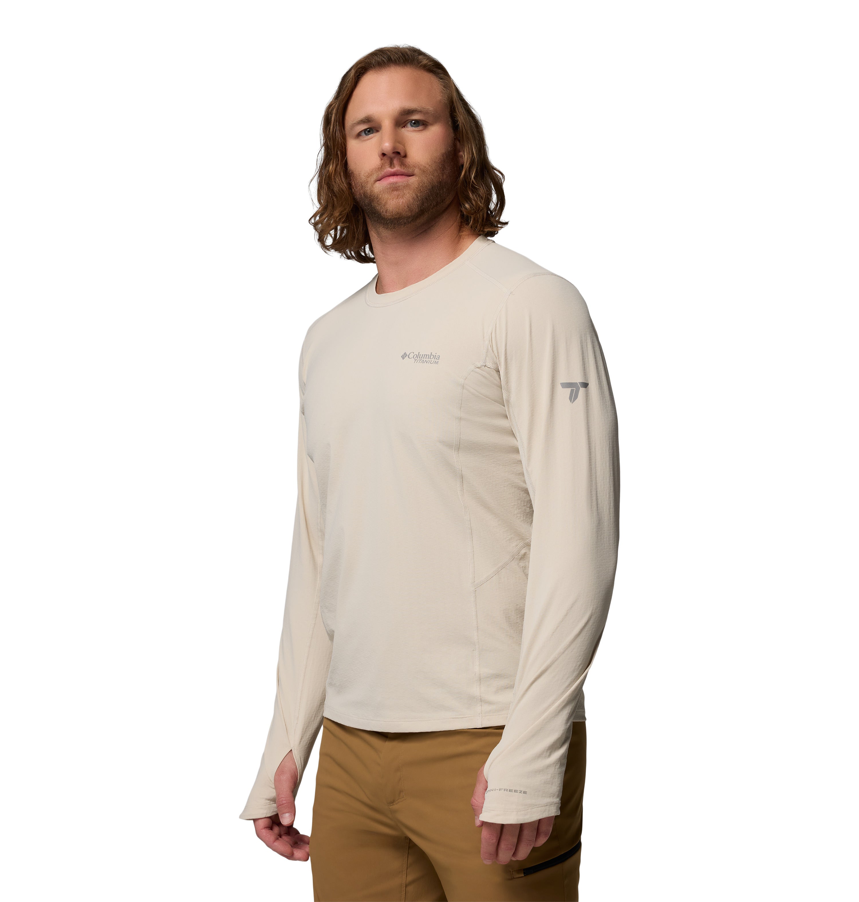Playera para Hombre Columbia Diamond Peak Pro Long Sleeve Crew