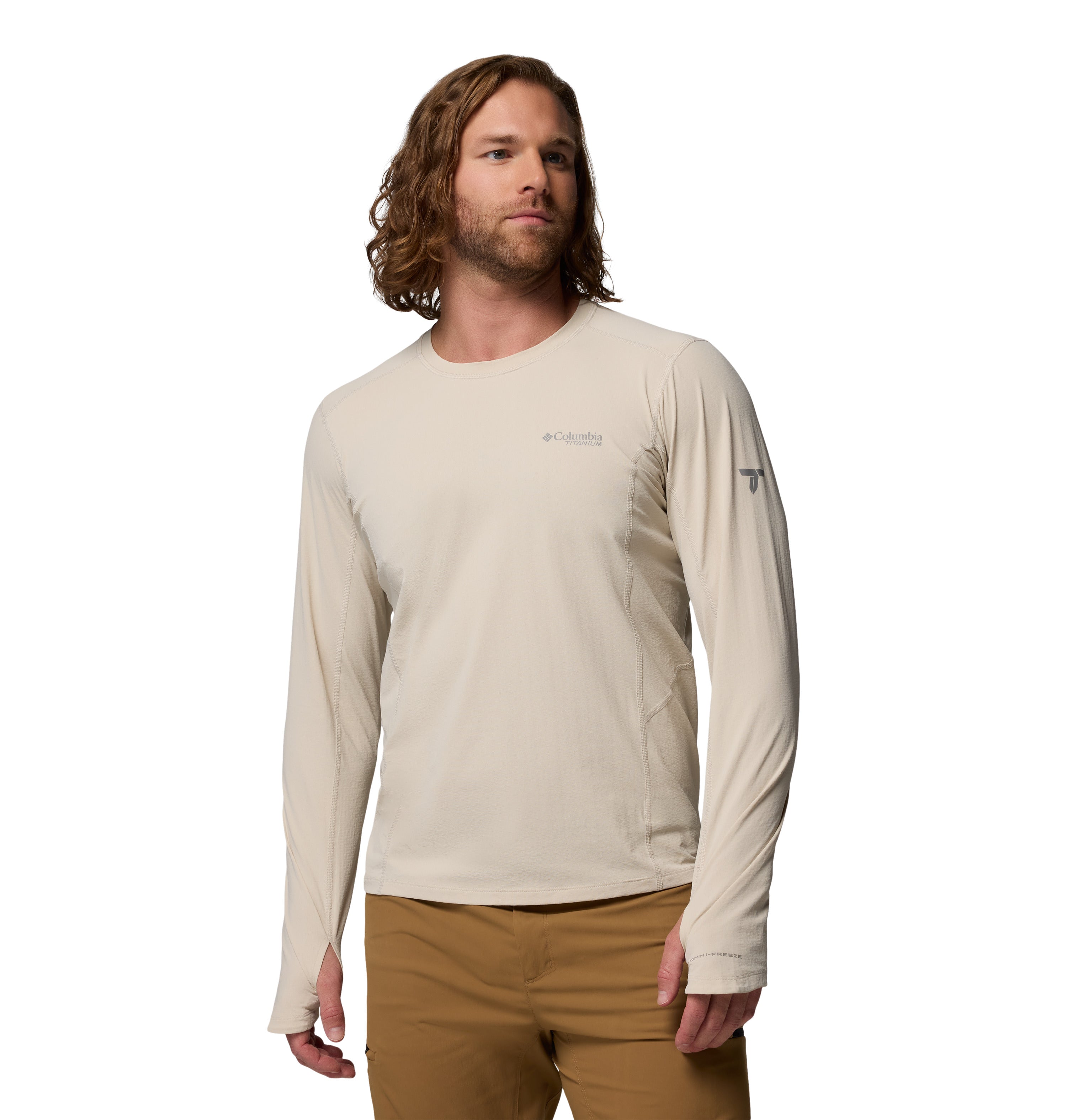 Playera para Hombre Columbia Diamond Peak Pro Long Sleeve Crew