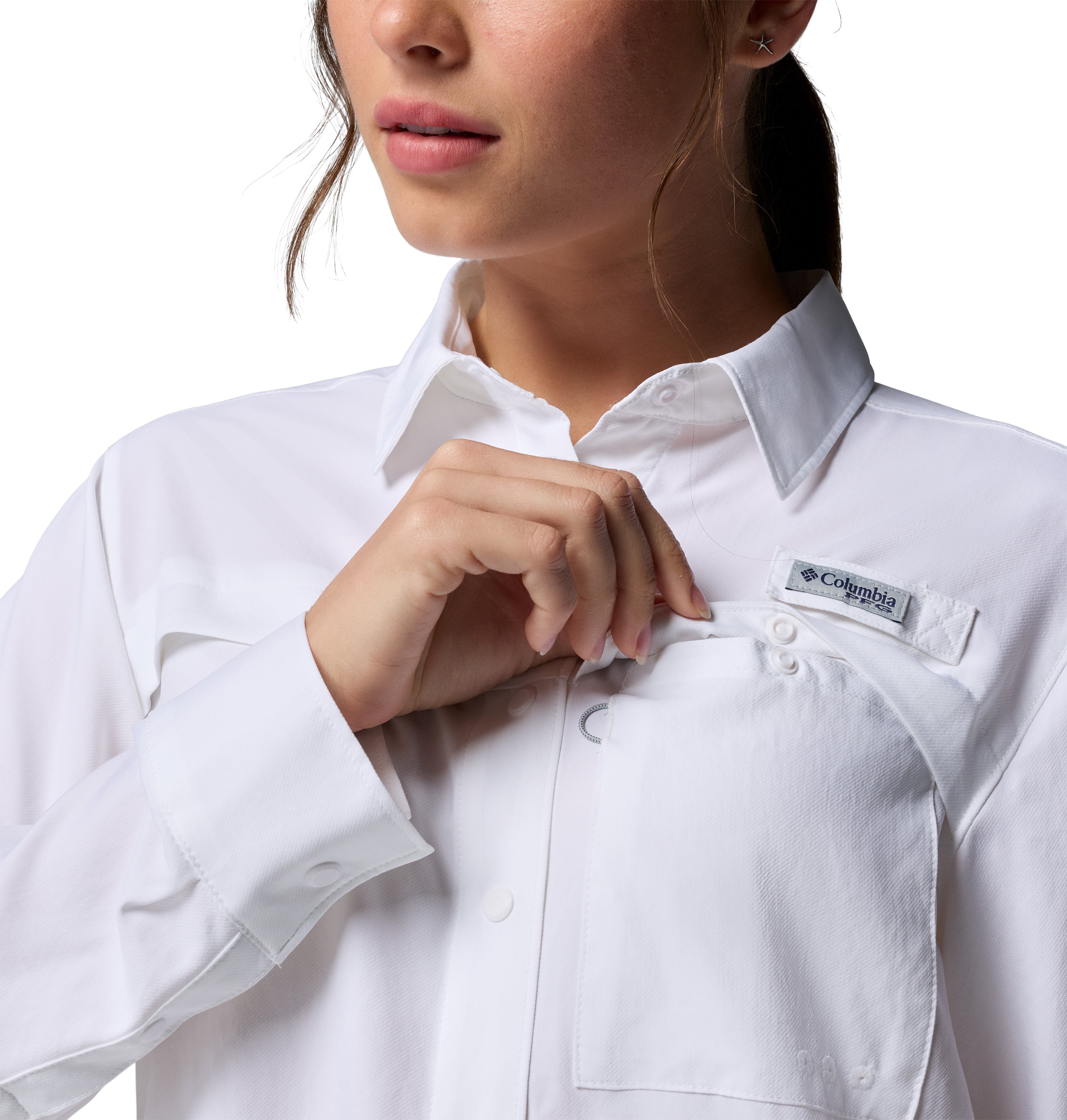 Camisa manga larga para Mujer Columbia PFG Castback Woven Long Sleeve