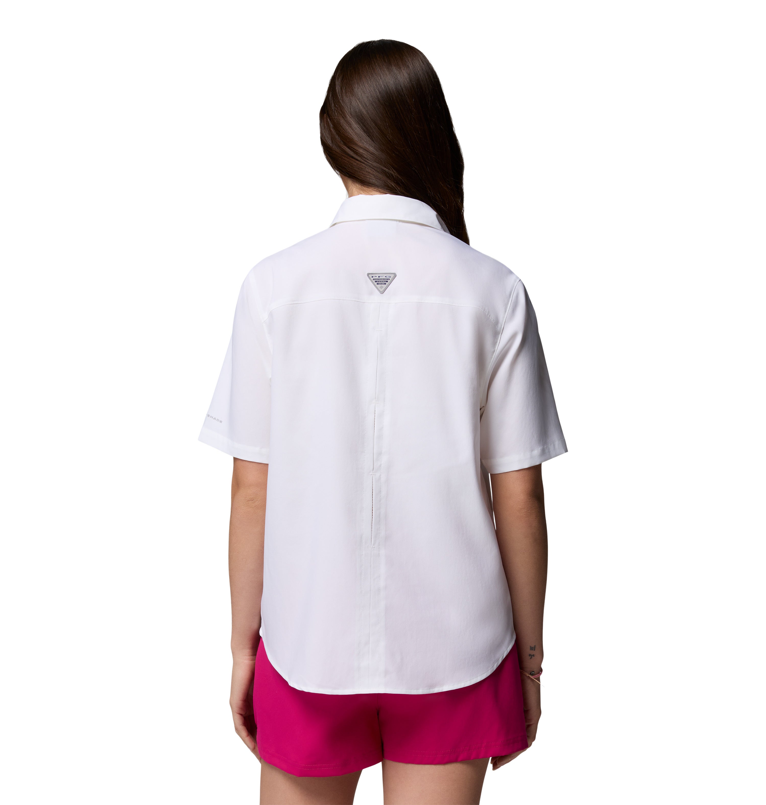 Camisa manga corta para Mujer Columbia PFG Castback Woven Short Sleeve