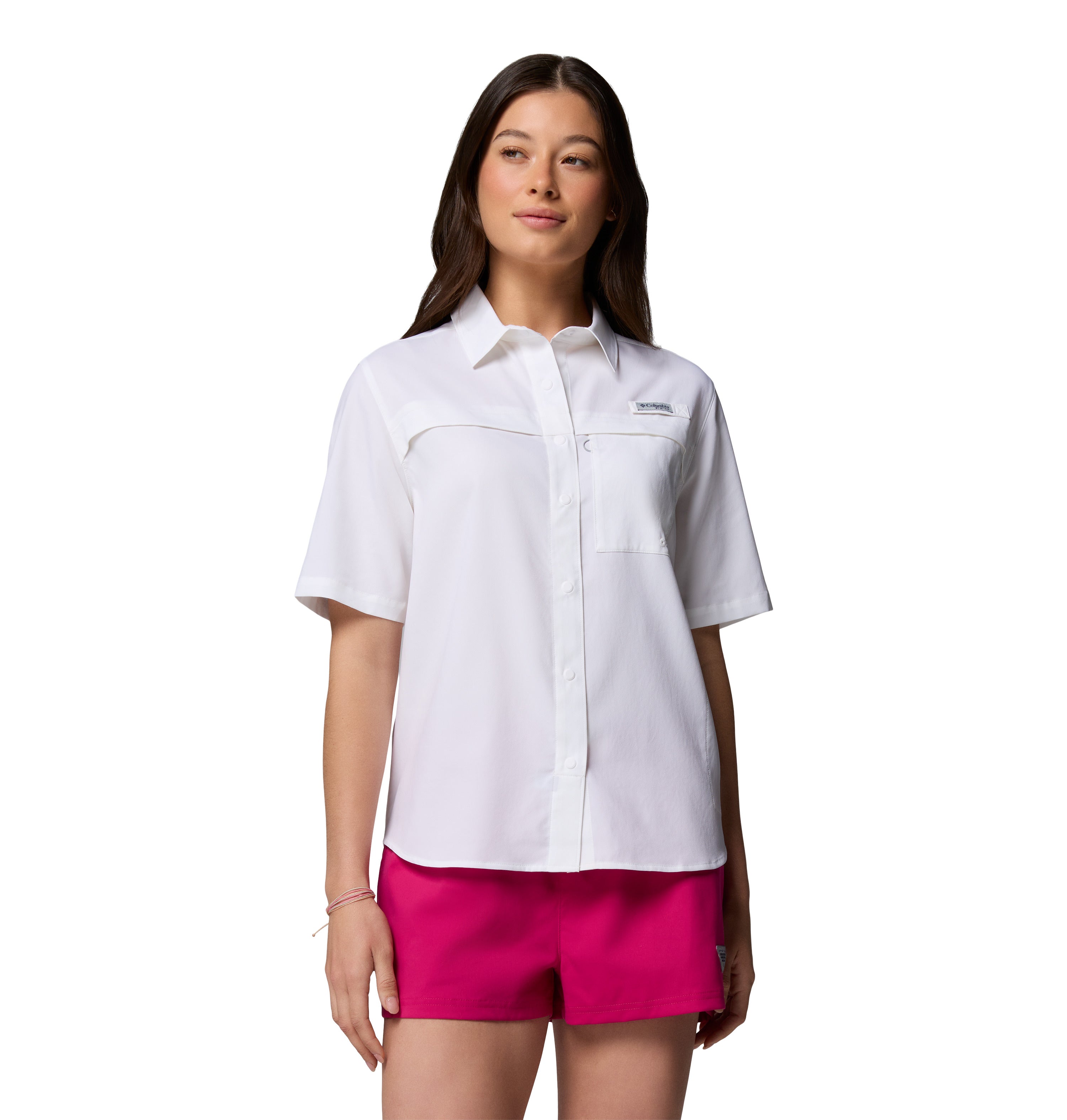 Camisa manga corta para Mujer Columbia PFG Castback Woven Short Sleeve