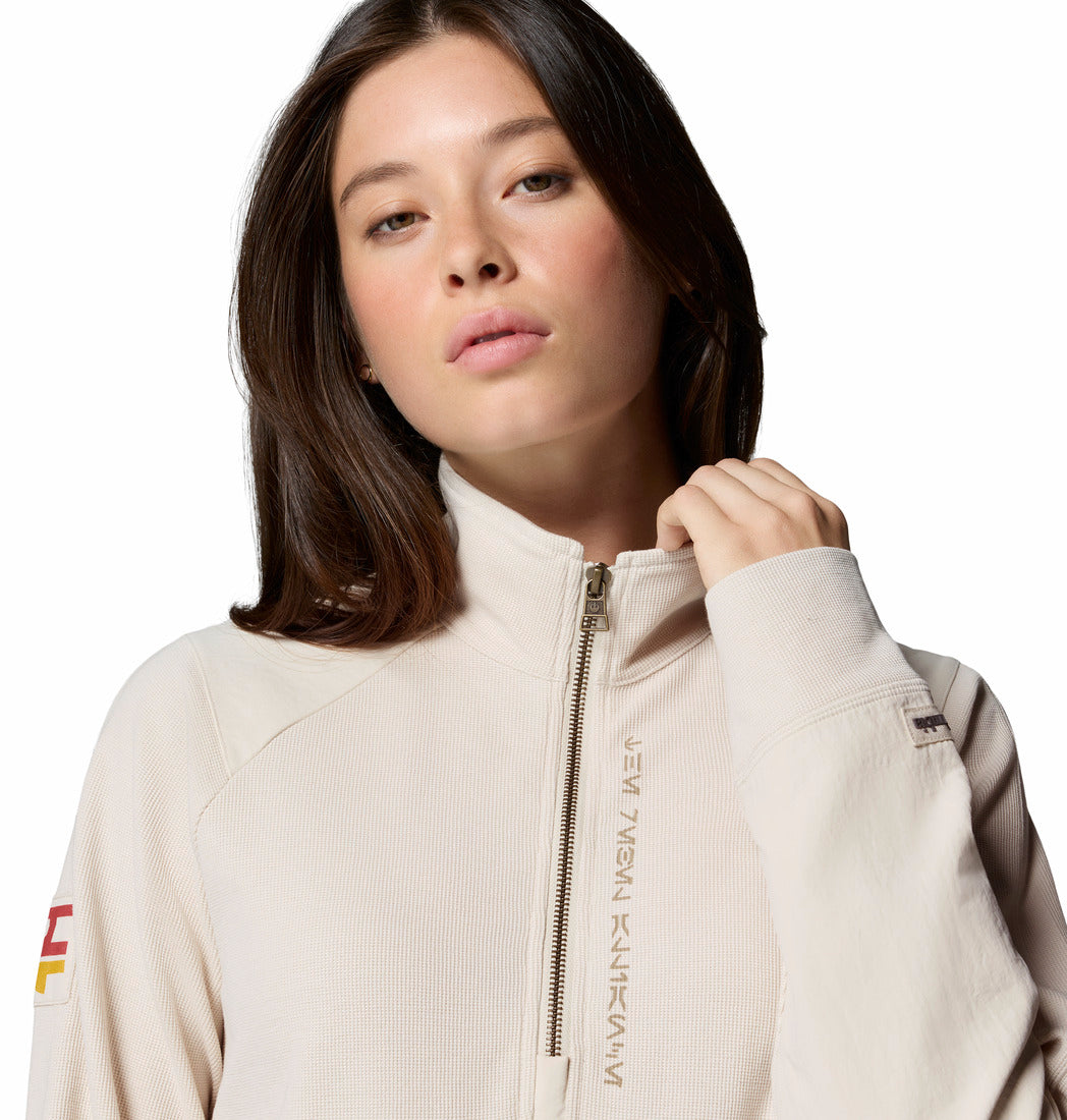 Playera de manga larga de medio cierre Unisex Star Wars Endor Issue Half Zip
