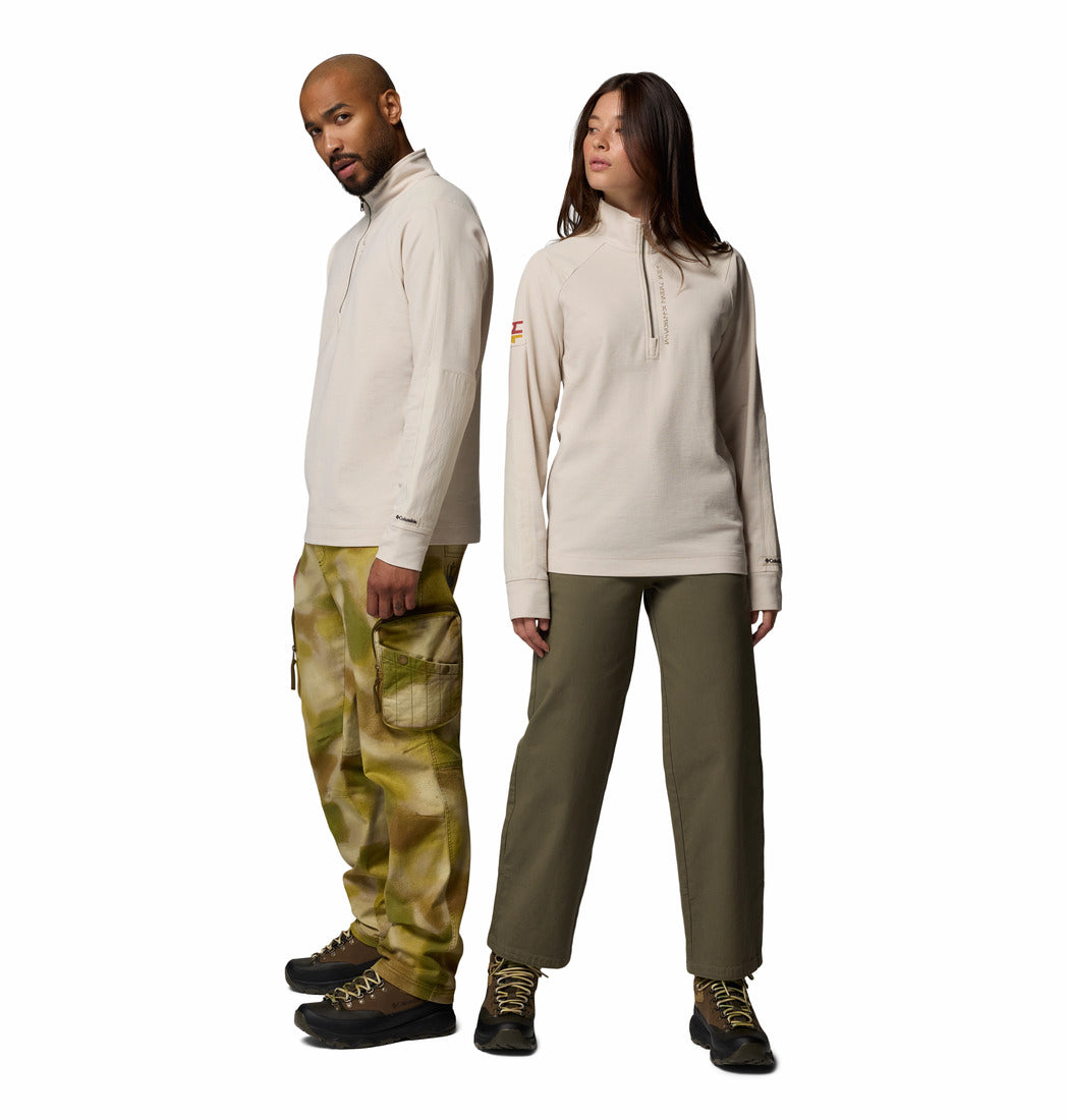 Playera de manga larga de medio cierre Unisex Star Wars Endor Issue Half Zip
