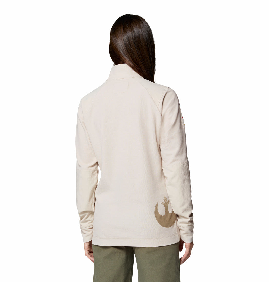 Playera de manga larga de medio cierre Unisex Star Wars Endor Issue Half Zip