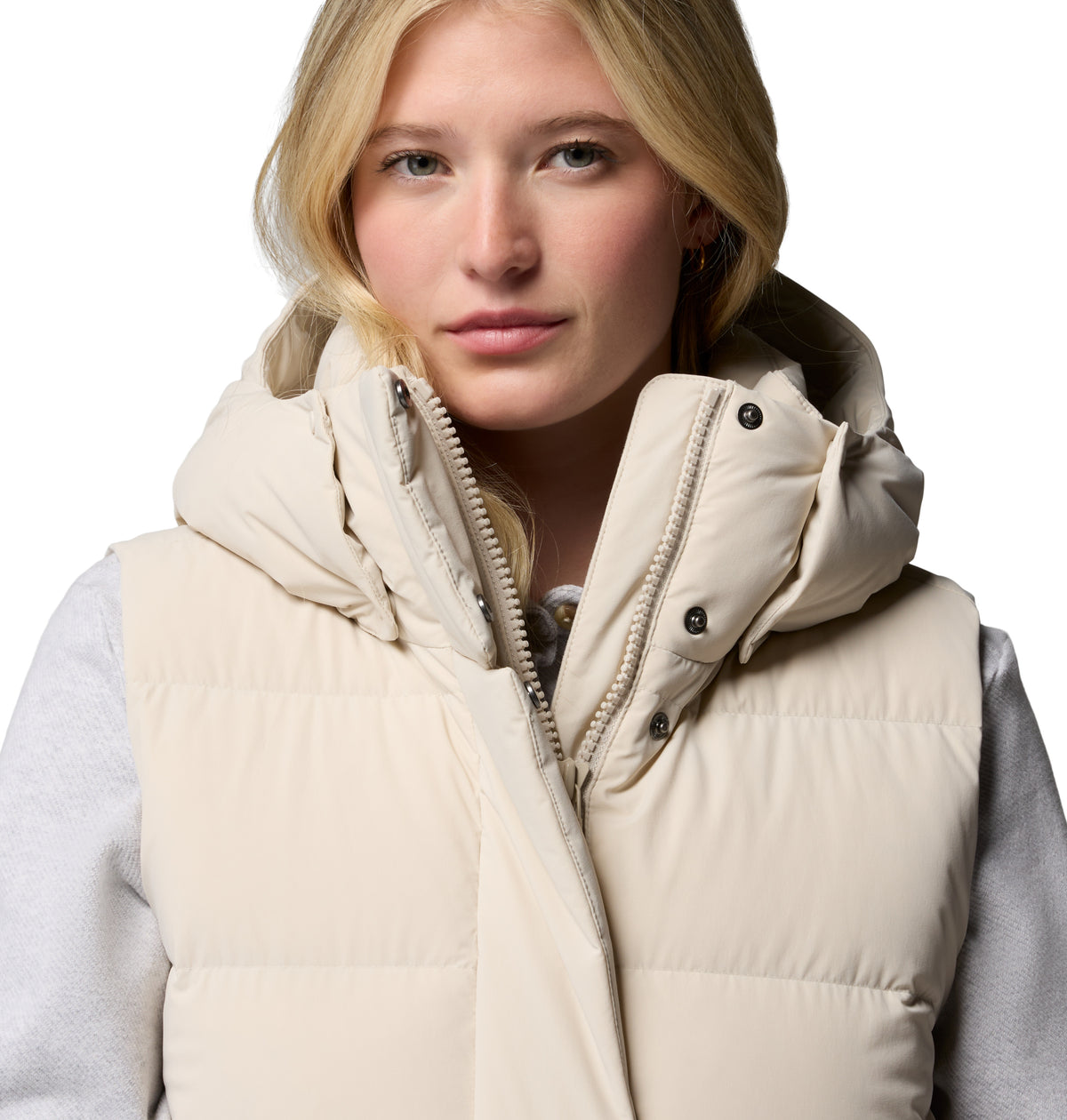 Chaleco Térmico para Mujer Columbia Amaze Puff Mid Hooded Vest