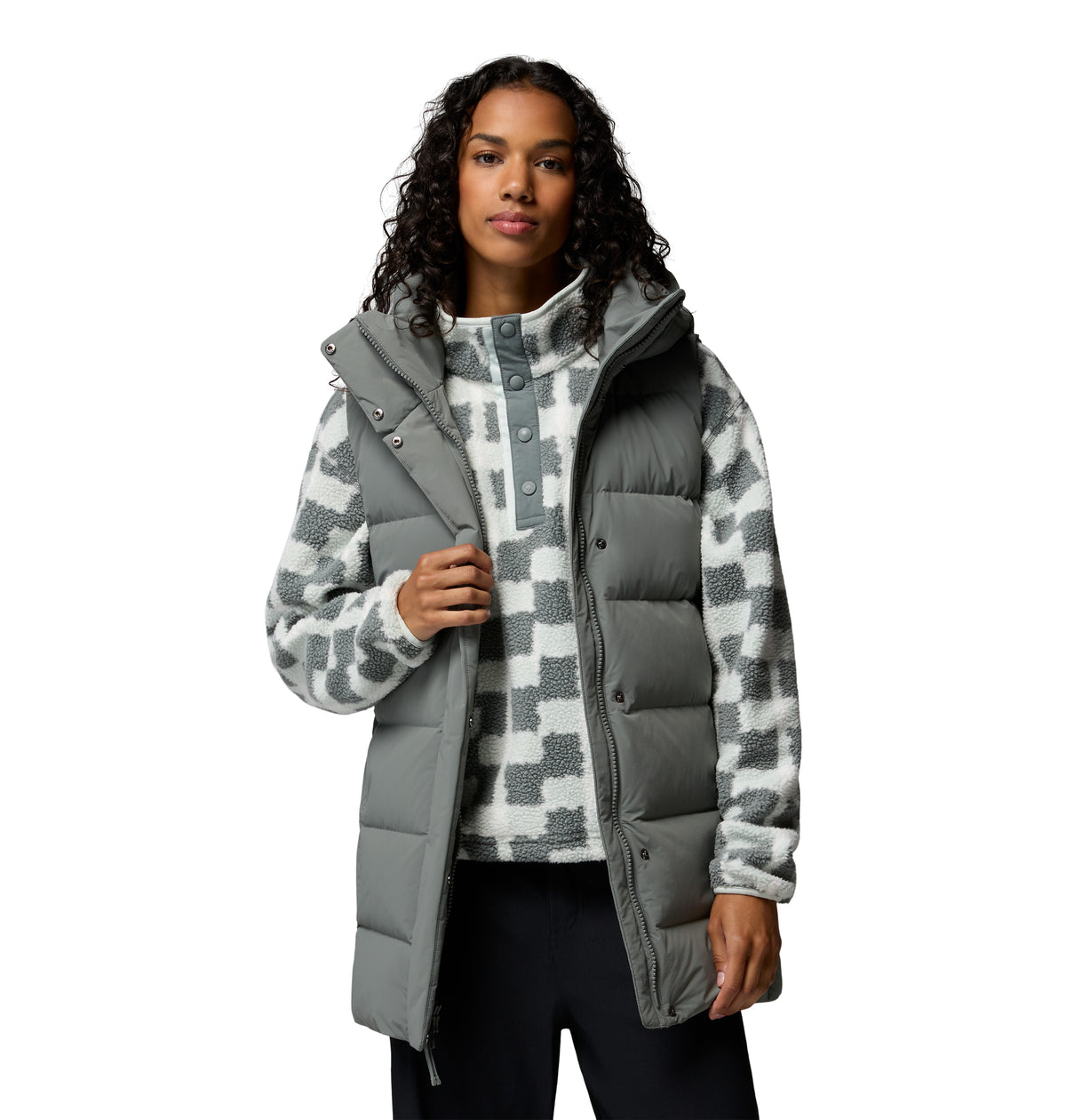 Chaleco Térmico para Mujer Columbia Amaze Puff Mid Hooded Vest