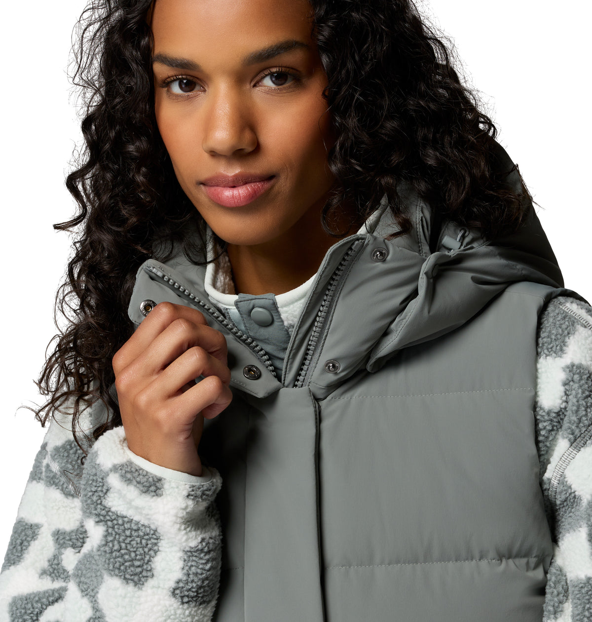 Chaleco Térmico para Mujer Columbia Amaze Puff Mid Hooded Vest
