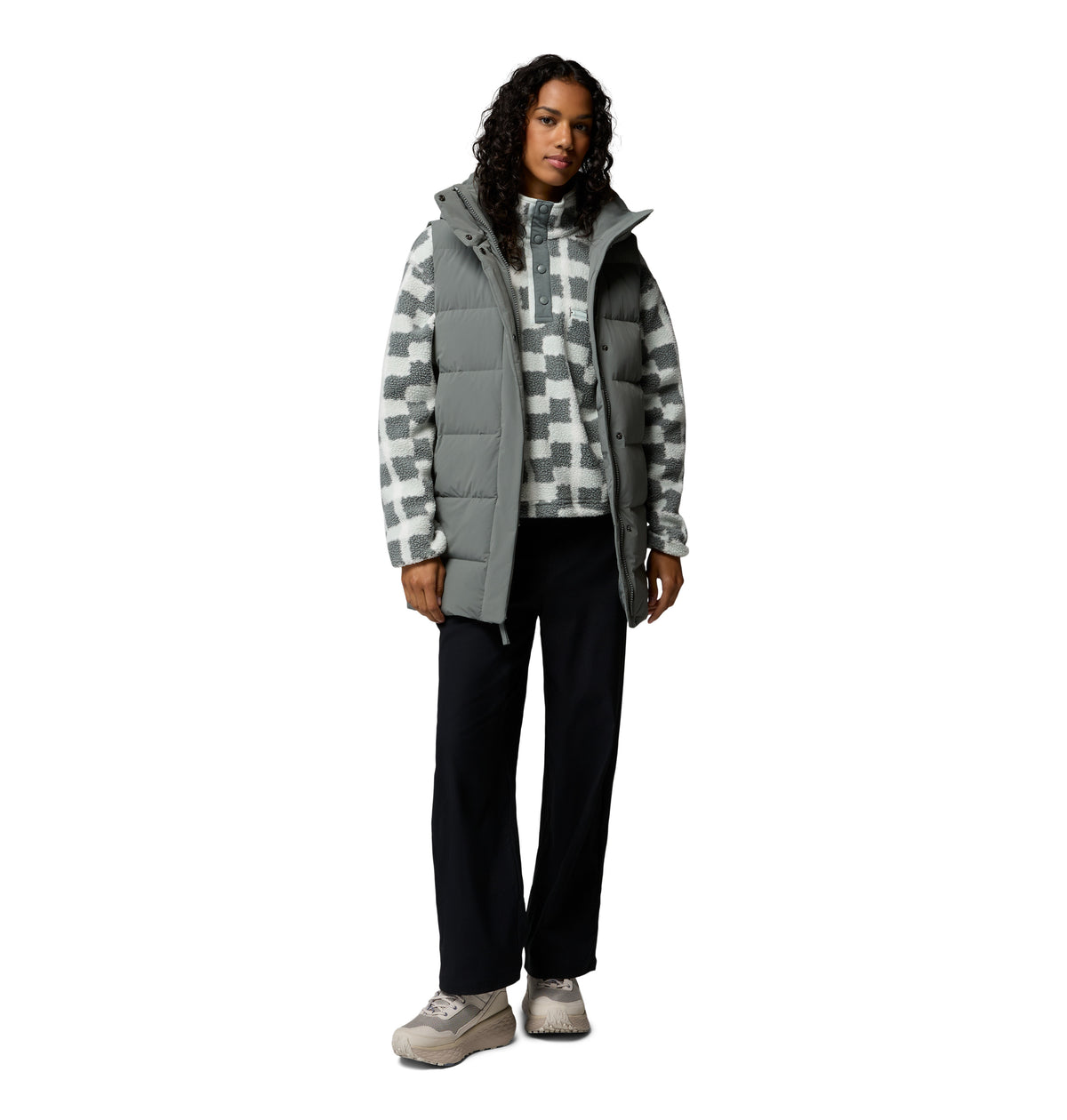 Chaleco Térmico para Mujer Columbia Amaze Puff Mid Hooded Vest