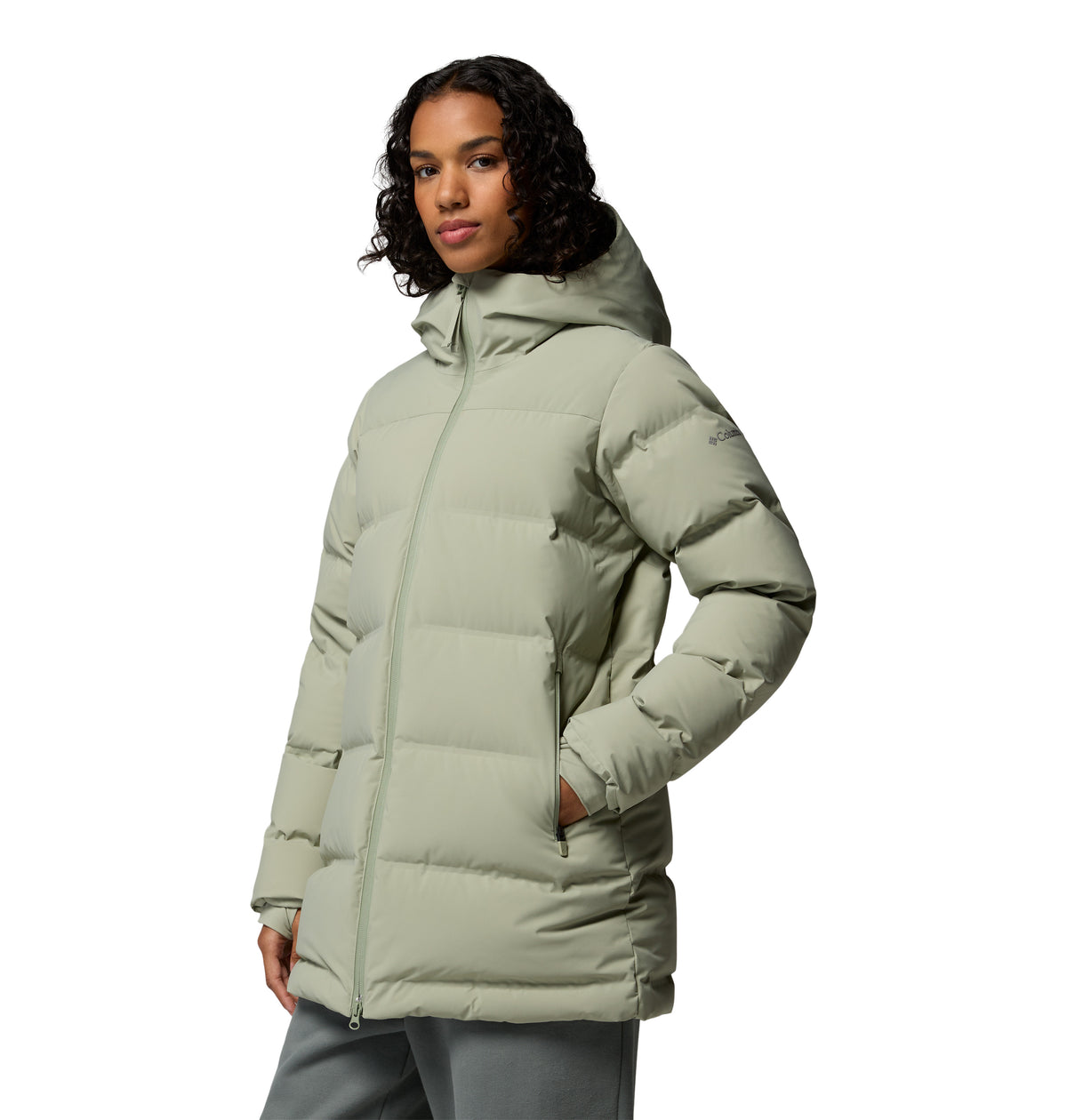 Chamarra para Mujer Columbia Amaze Puff Heat Seal Mid Hooded Jacket