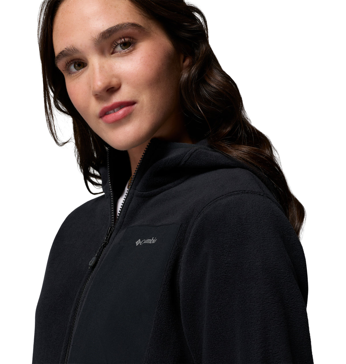 Chamarra de Fleece para Mujer Columbia Pacific Arch 200 Hooded Full Zip Fleece