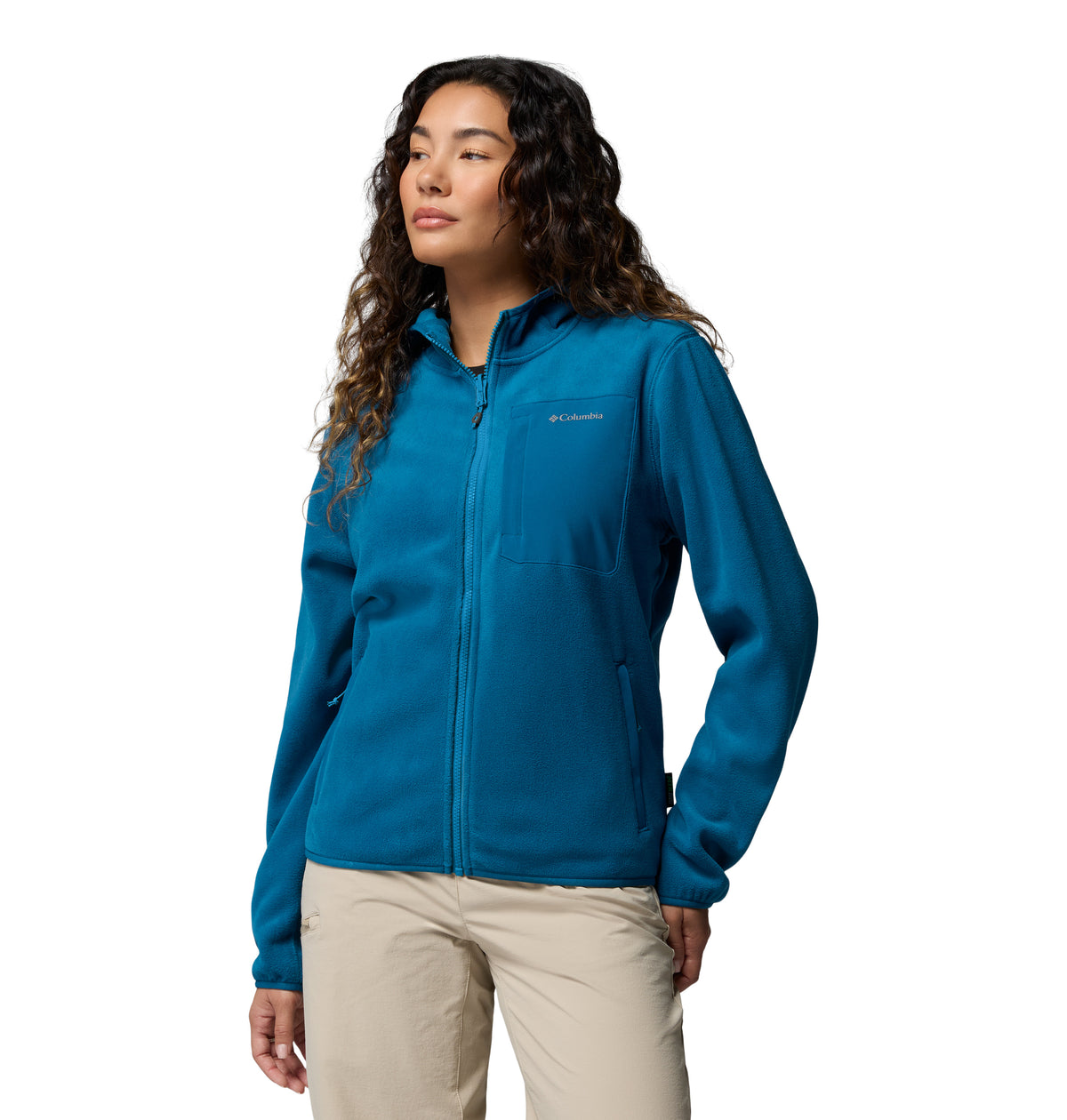 Chamarra de Fleece para Mujer Columbia Pacific Arch 200 Hooded Full Zip Fleece