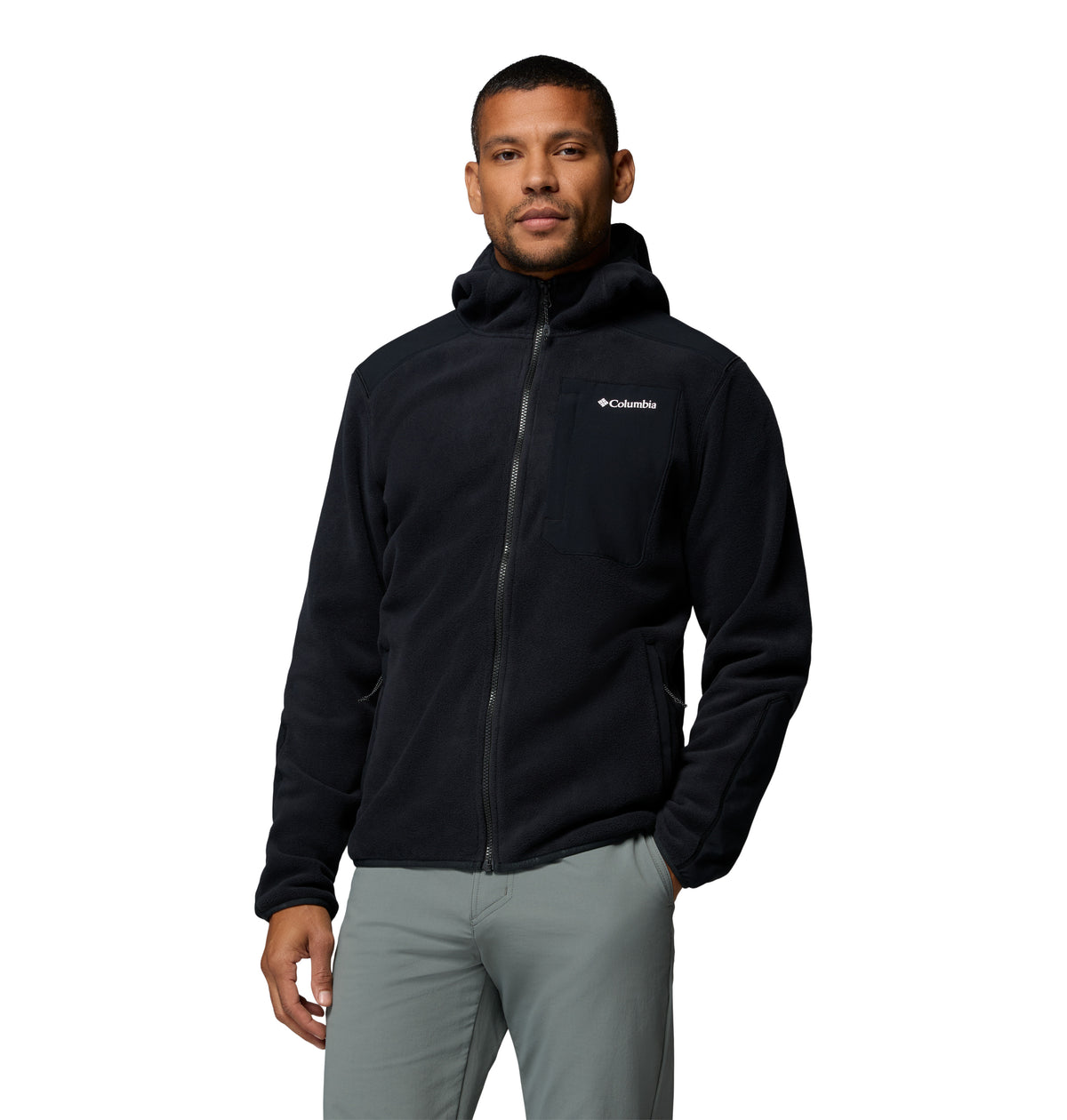 Chamarra de Fleece para Hombre Columbia Pacific Arch 200 Hooded FZ Fleece
