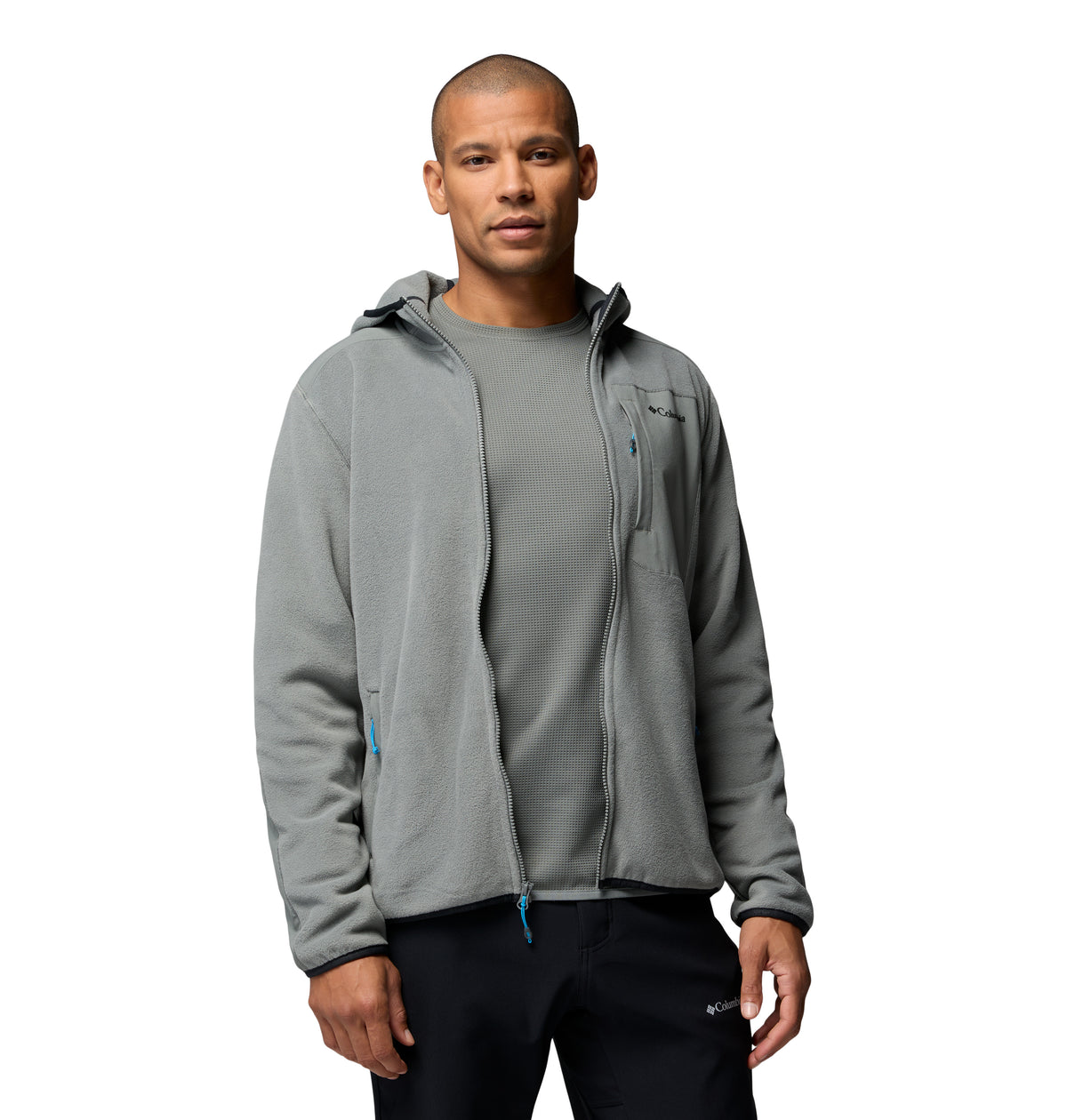 Chamarra de Fleece para Hombre Columbia Pacific Arch 200 Hooded FZ Fleece