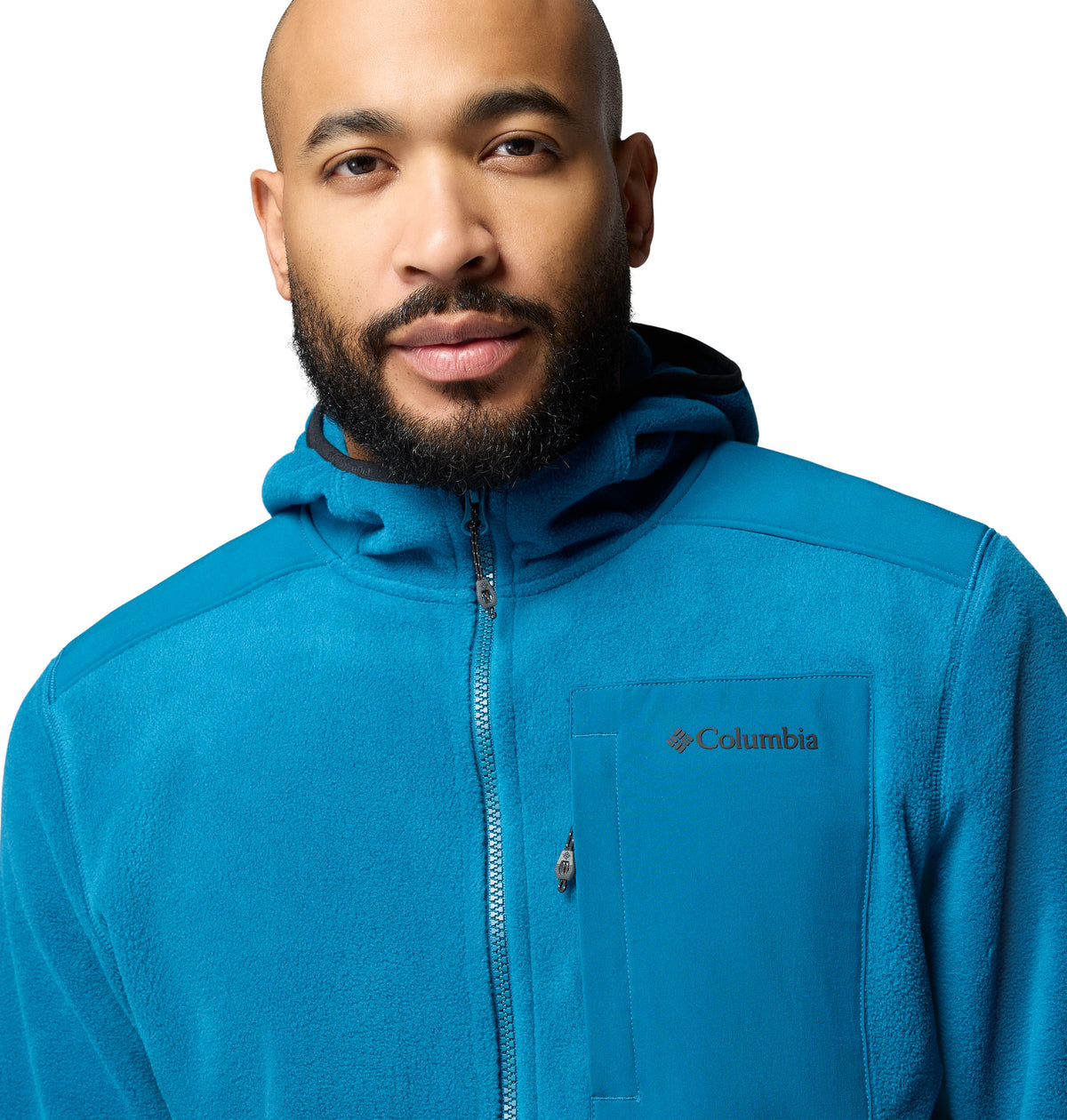 Chamarra de Fleece para Hombre Columbia Pacific Arch 200 Hooded FZ Fleece