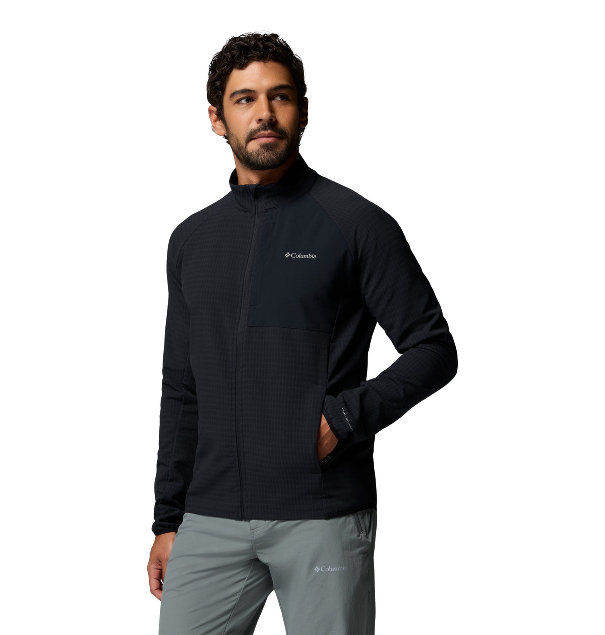 Chamarra de Trail Running para Hombre Columbia Superior Summit Grid Full Zip M