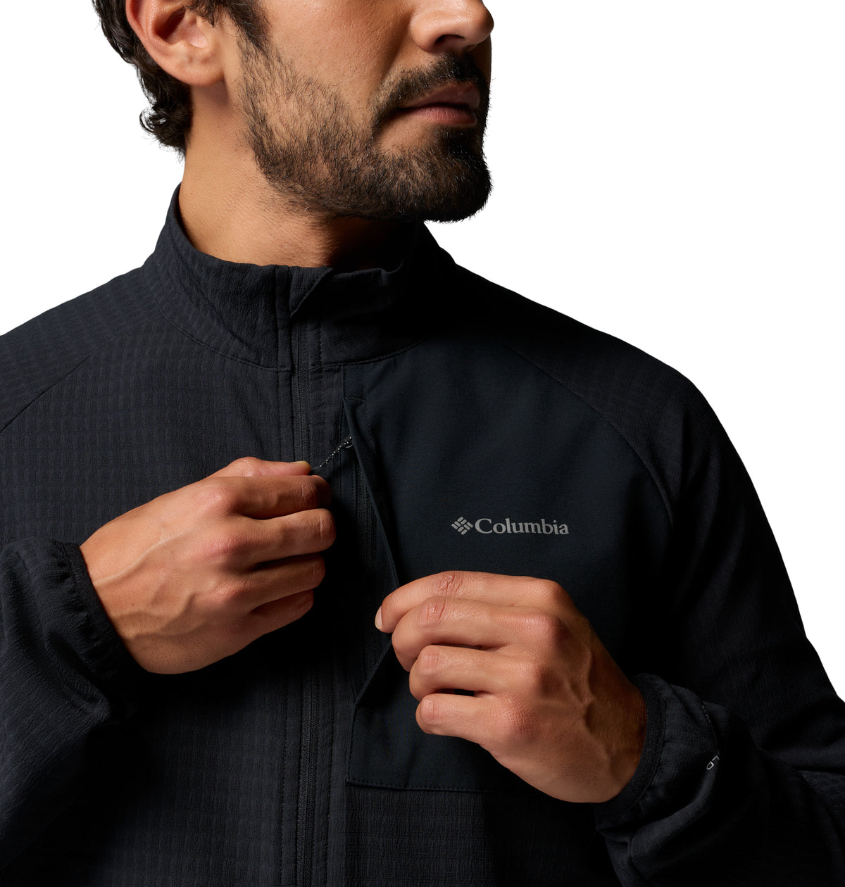 Chamarra de Trail Running para Hombre Columbia Superior Summit Grid Full Zip M