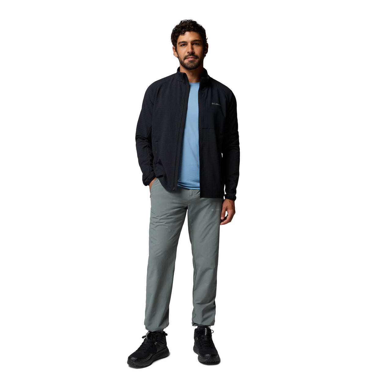 Chamarra de Trail Running para Hombre Columbia Superior Summit Grid Full Zip M