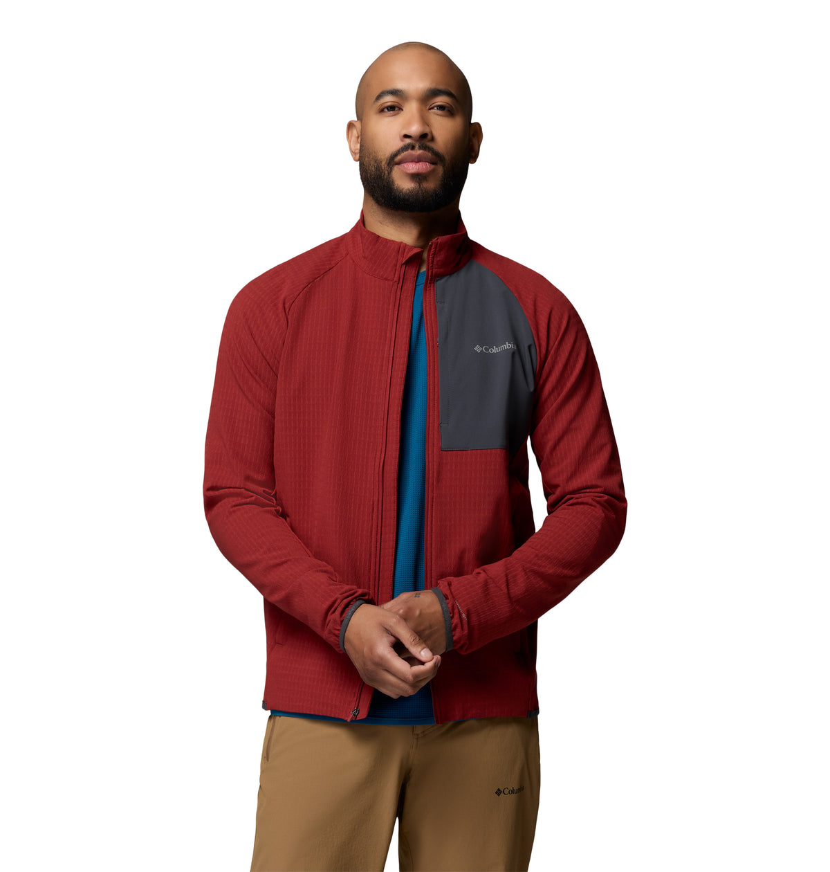 Chamarra de Trail Running para Hombre Columbia Superior Summit Grid Full Zip M