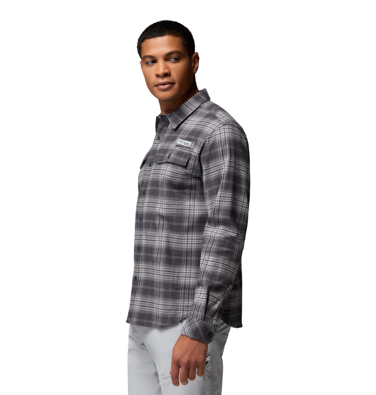 Camisa de Pesca de Franela PFG para Hombre Columbia PFG Topwater Tech Flannel