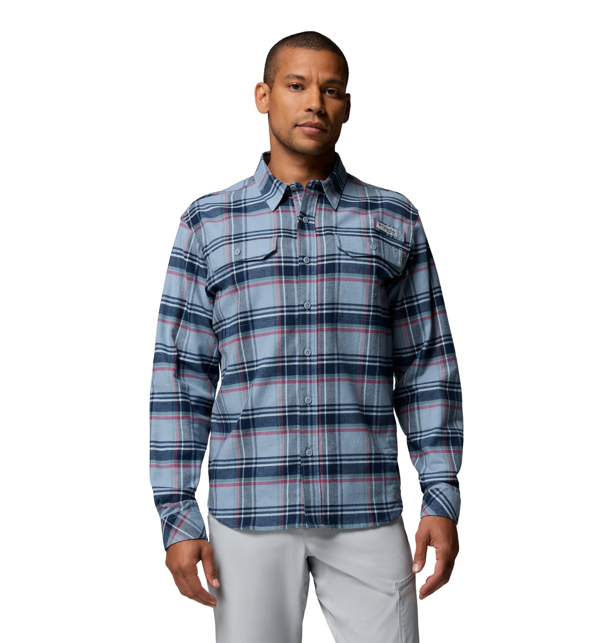 Camisa de Pesca de Franela PFG para Hombre Columbia PFG Topwater Tech Flannel