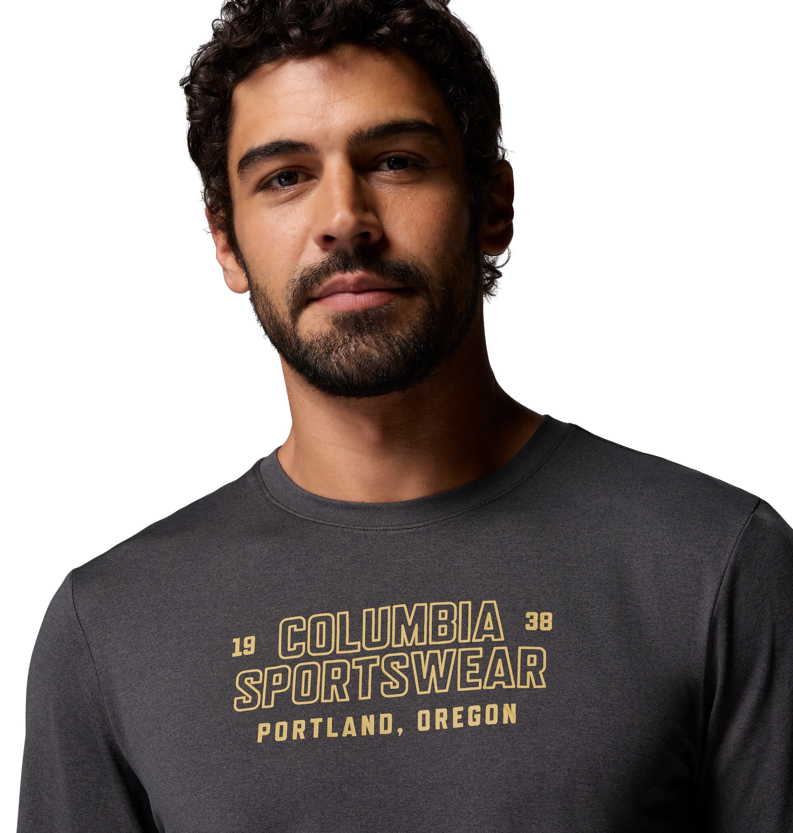 Playera de Manga Larga para Hombre Columbia Parsons Point LS Graphic Tee