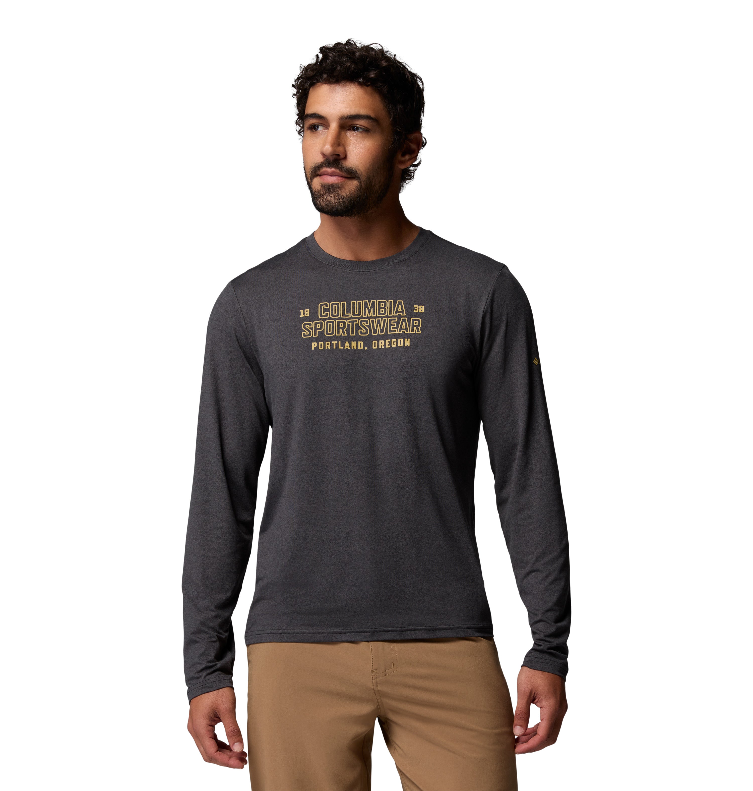 Playera de Manga Larga para Hombre Columbia Parsons Point LS Graphic Tee