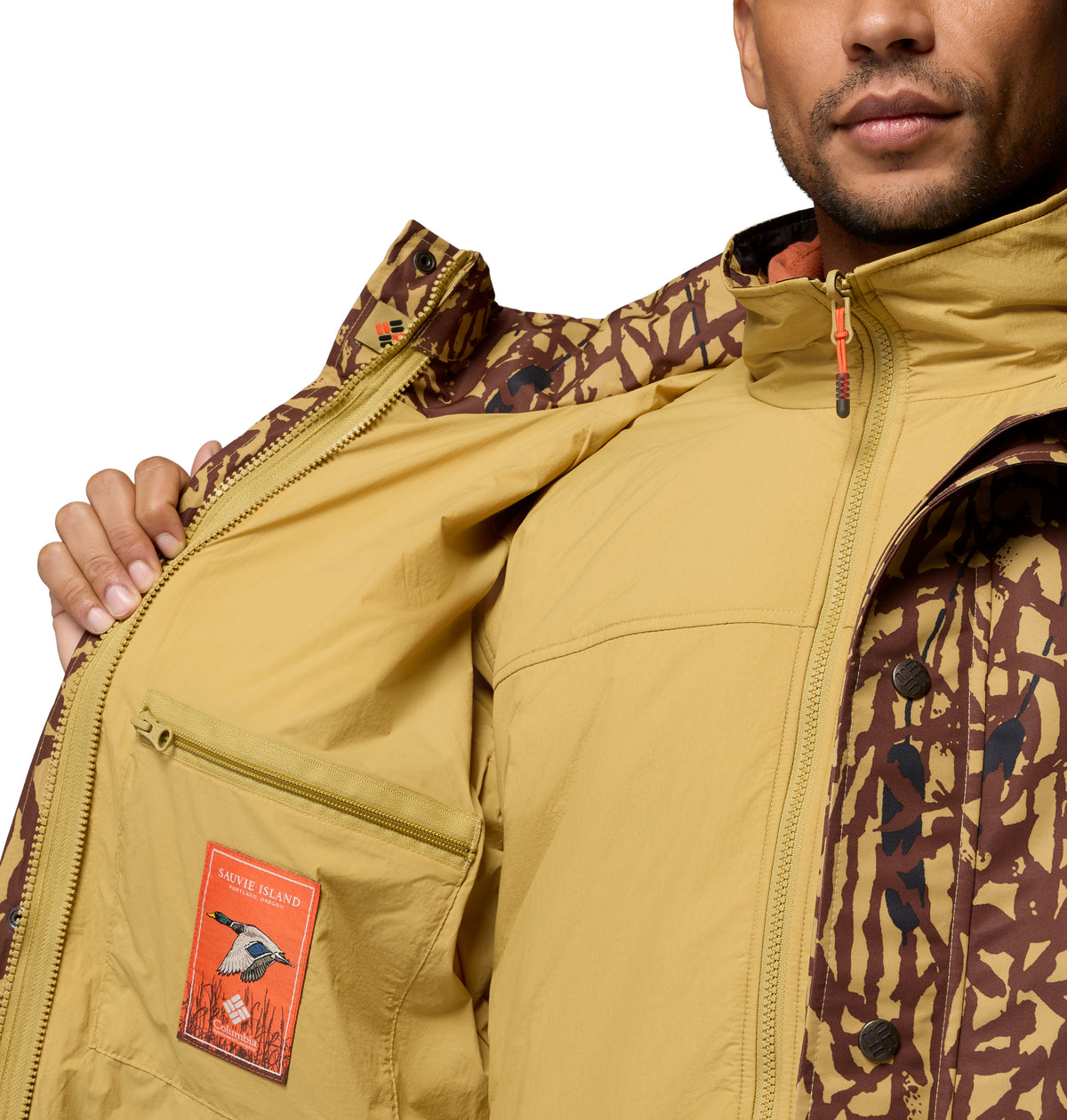 Chamarra Parka Impermeable para Hombre Columbia Sauvie Sky Quad Parka IC Jacket