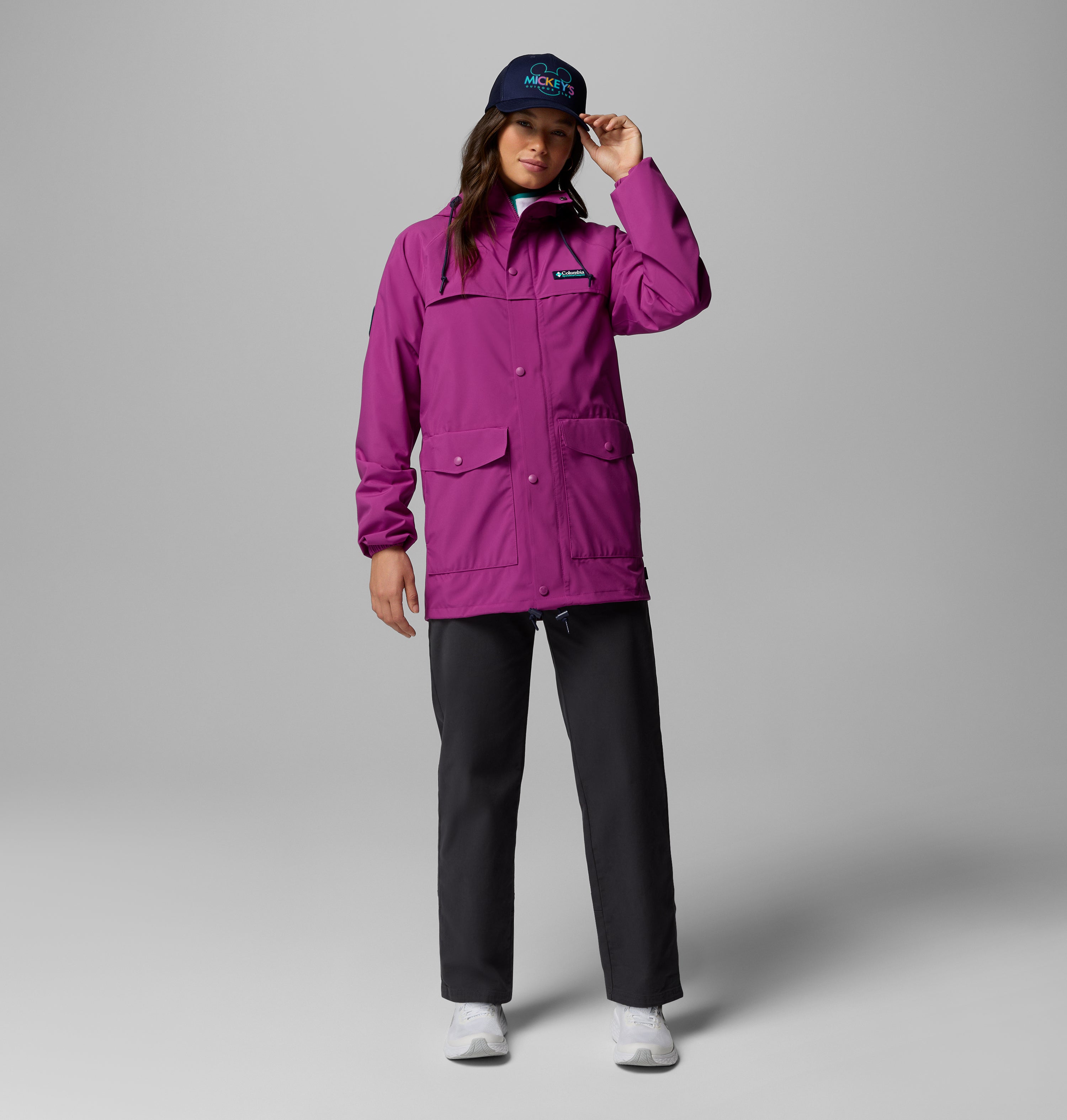 Chamarra Impermeable Unisex Mickey Ibex | Disney x Columbia MX