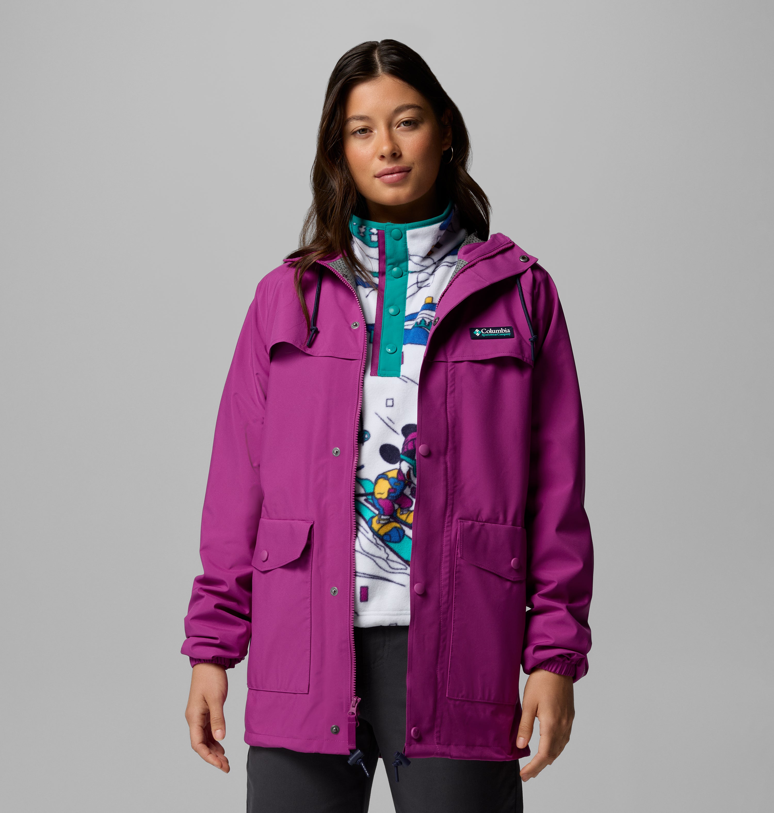 Chamarra Impermeable Unisex Mickey Ibex | Disney x Columbia MX