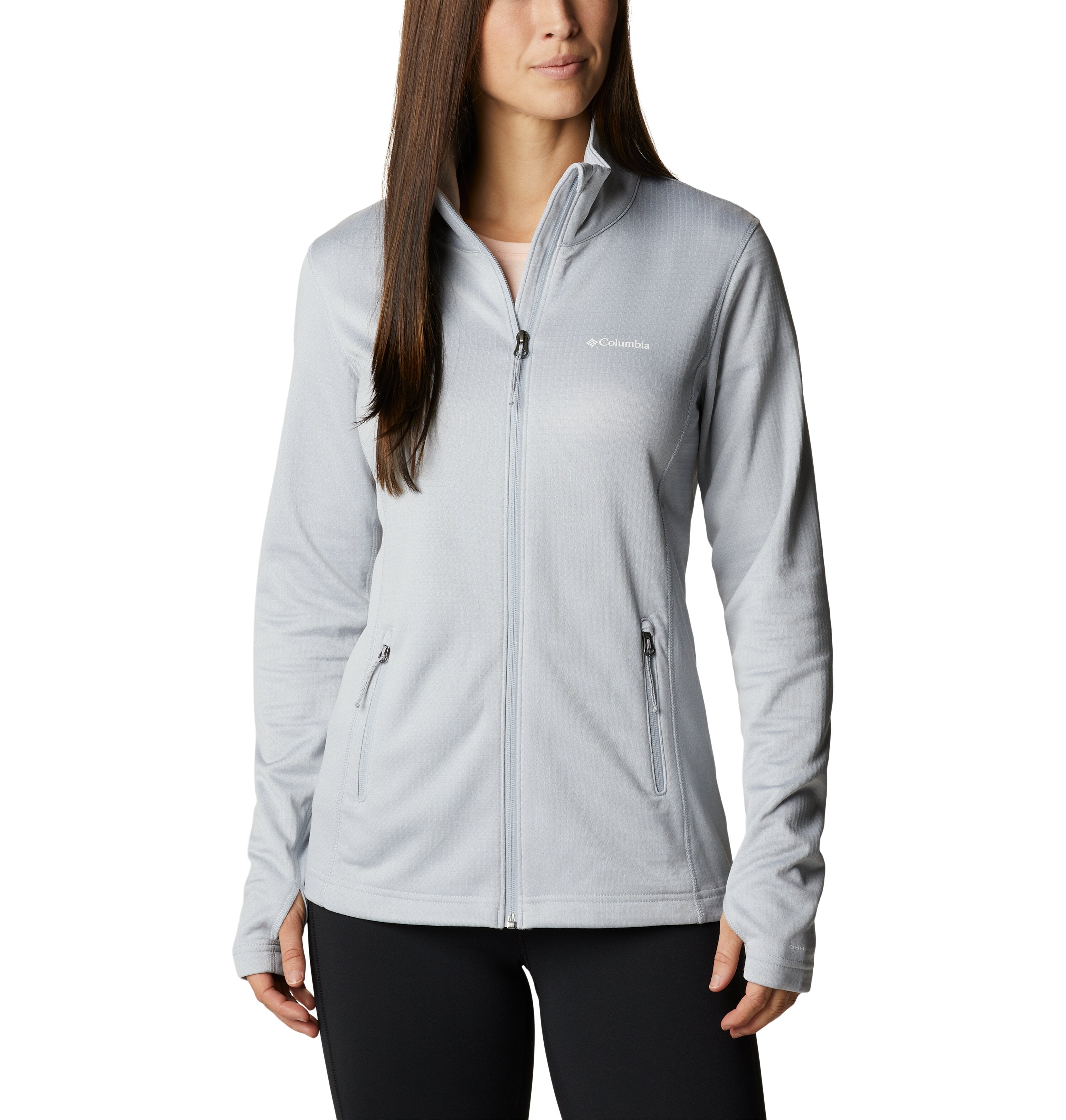 Chamarra de forro polar para mujer Columbia Park View Grid Fleece Full