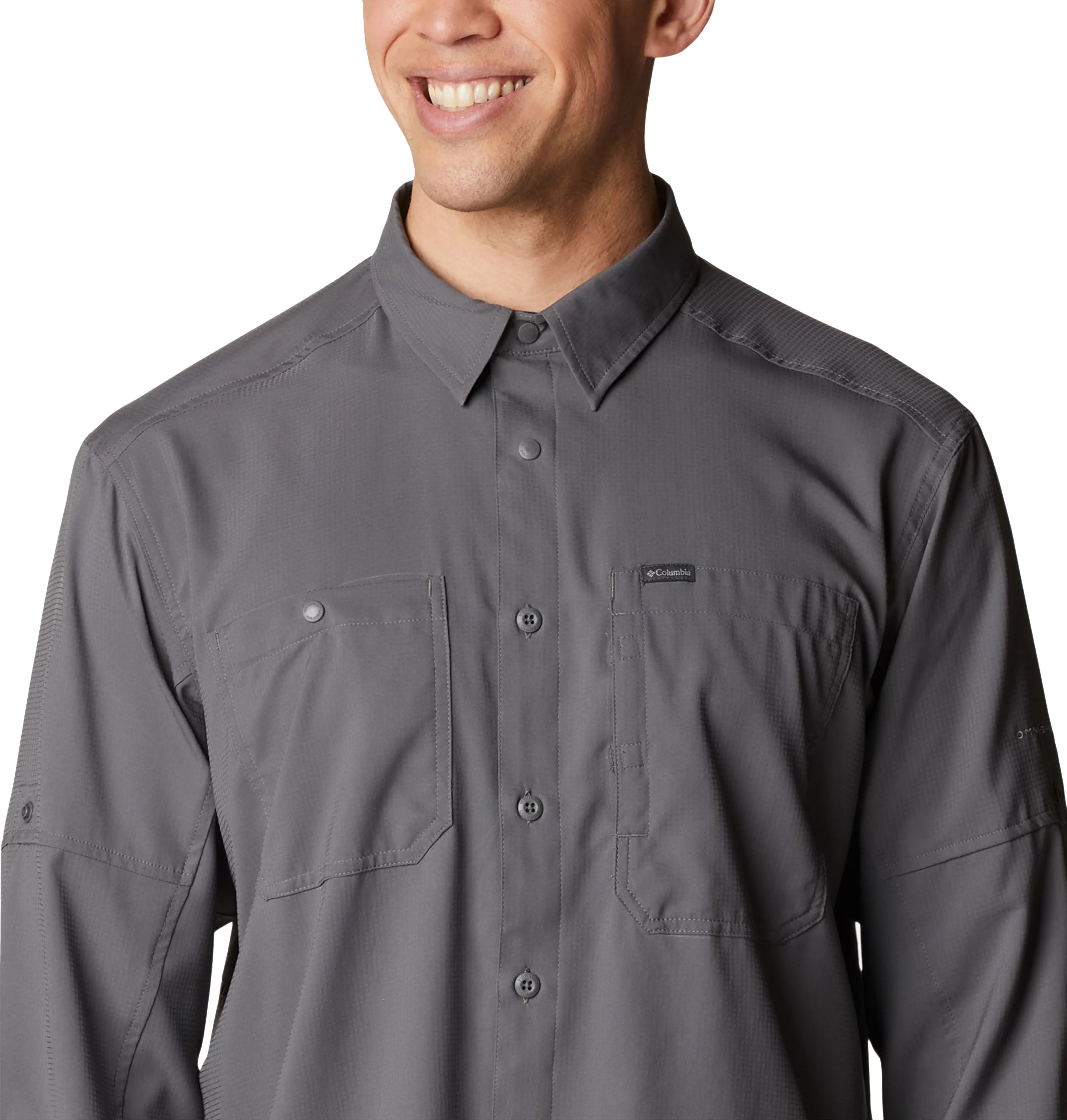 Camisa de manga larga para hombre Columbia Silver Ridge Utility Lite