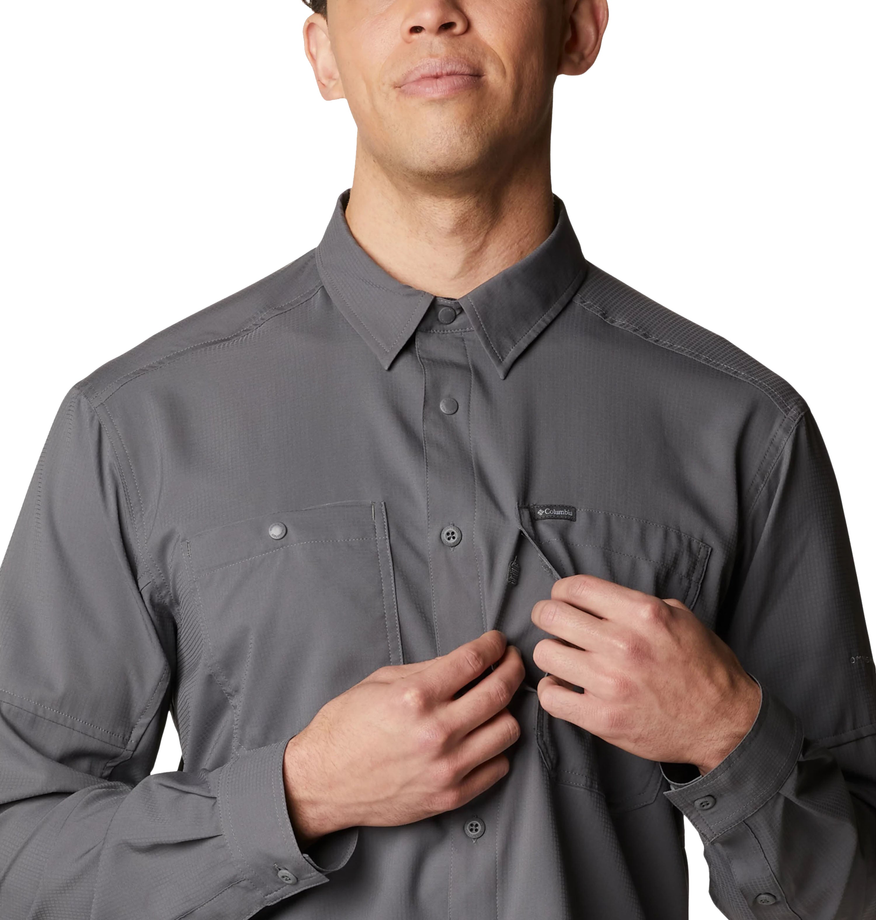 Camisa de manga larga para hombre Columbia Silver Ridge Utility Lite