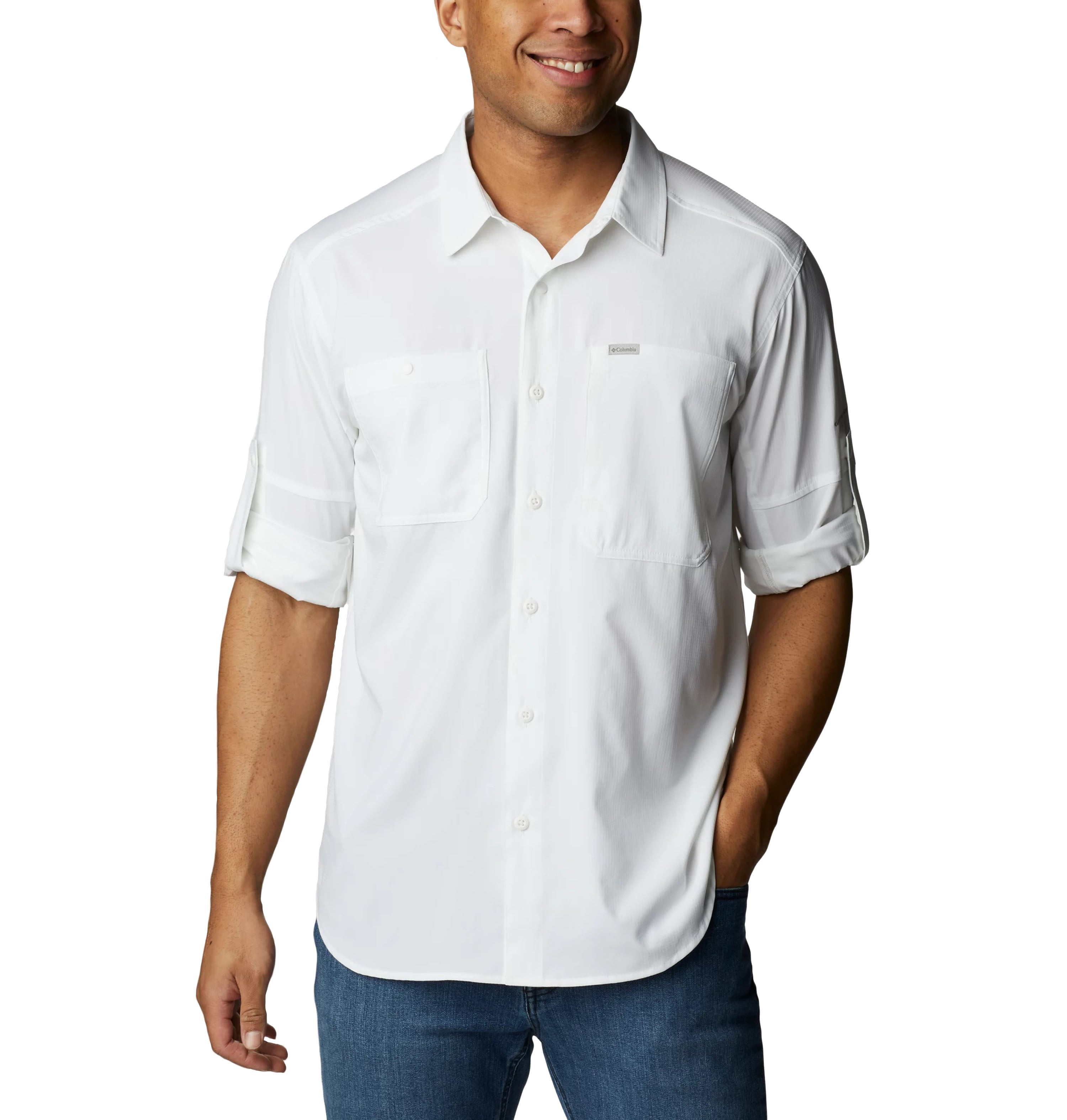 Camisa de manga larga para hombre Columbia Silver Ridge Utility Lite