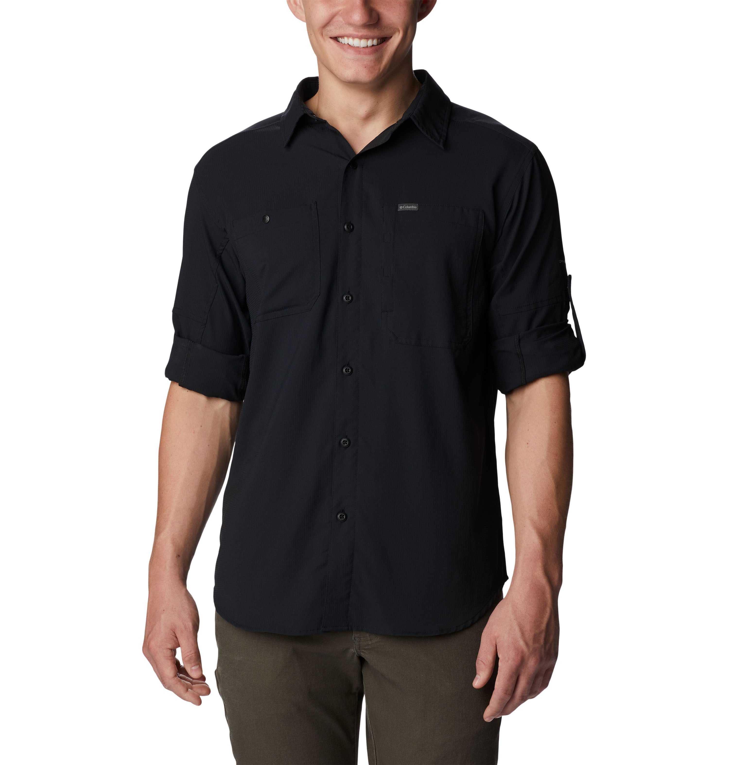 Camisa de manga larga para hombre Columbia Silver Ridge Utility Lite