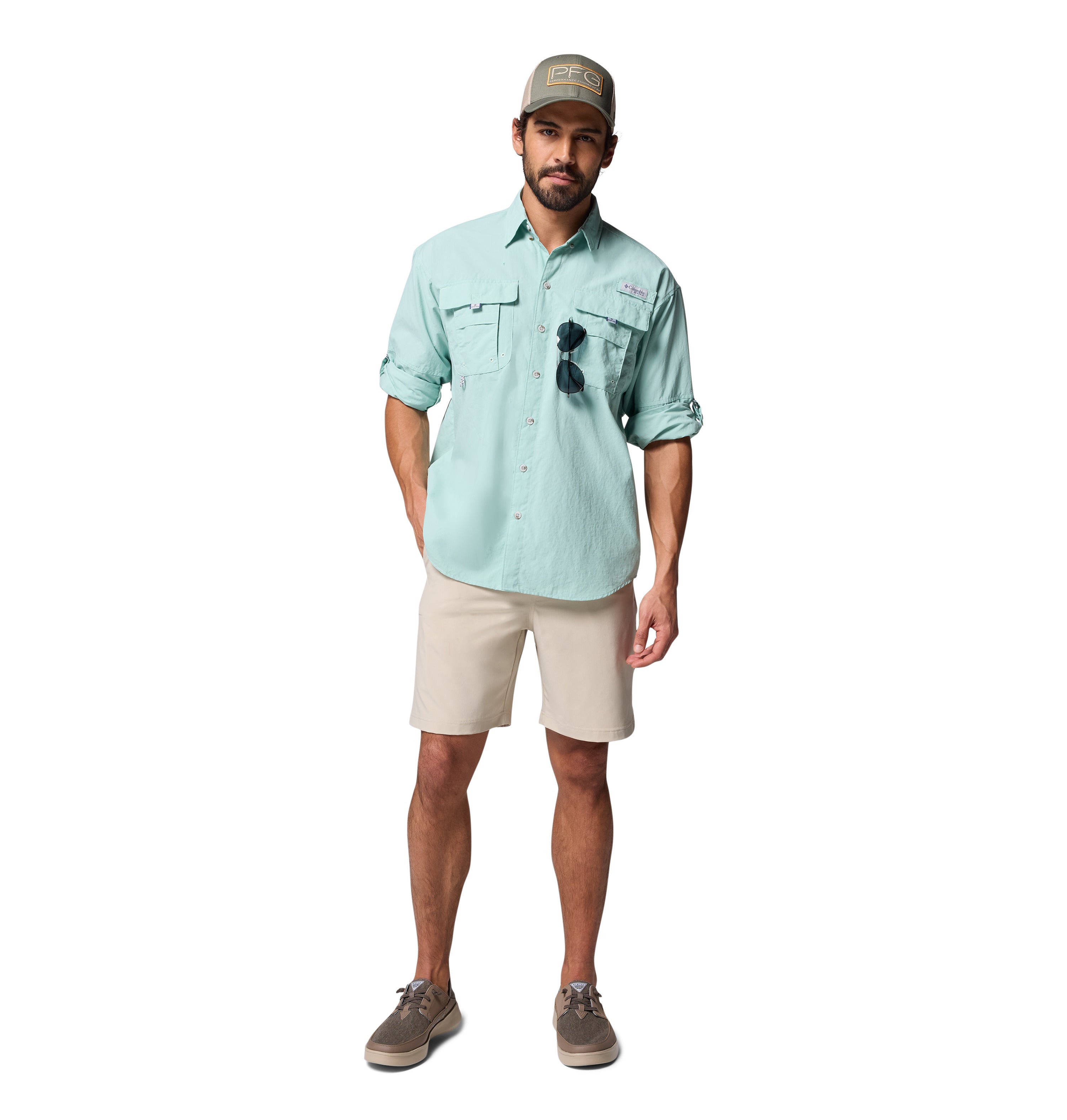 Camisa de manga larga para hombre Columbia Bahama II