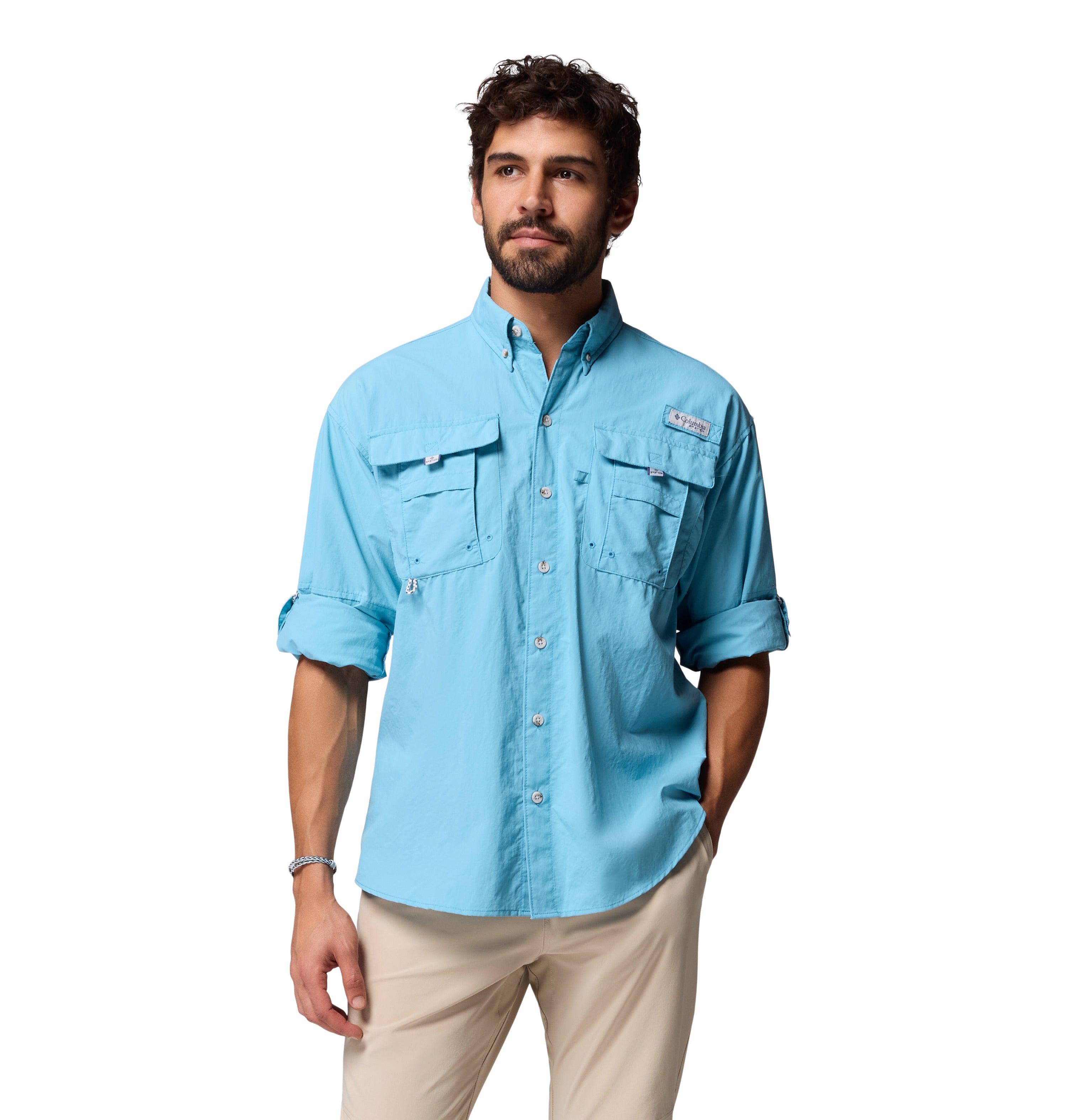 Camisa de manga larga para hombre Columbia Bahama II