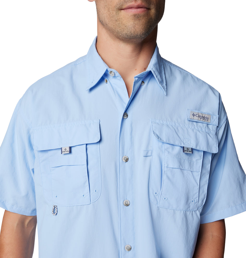 Columbia Men's Bahama II Short Sleeve Shirt Tall,Gulf Stream,XLT Columbia Men's Bahama II Short Sleeve Shirt Tall,Gulf Stream,XLT