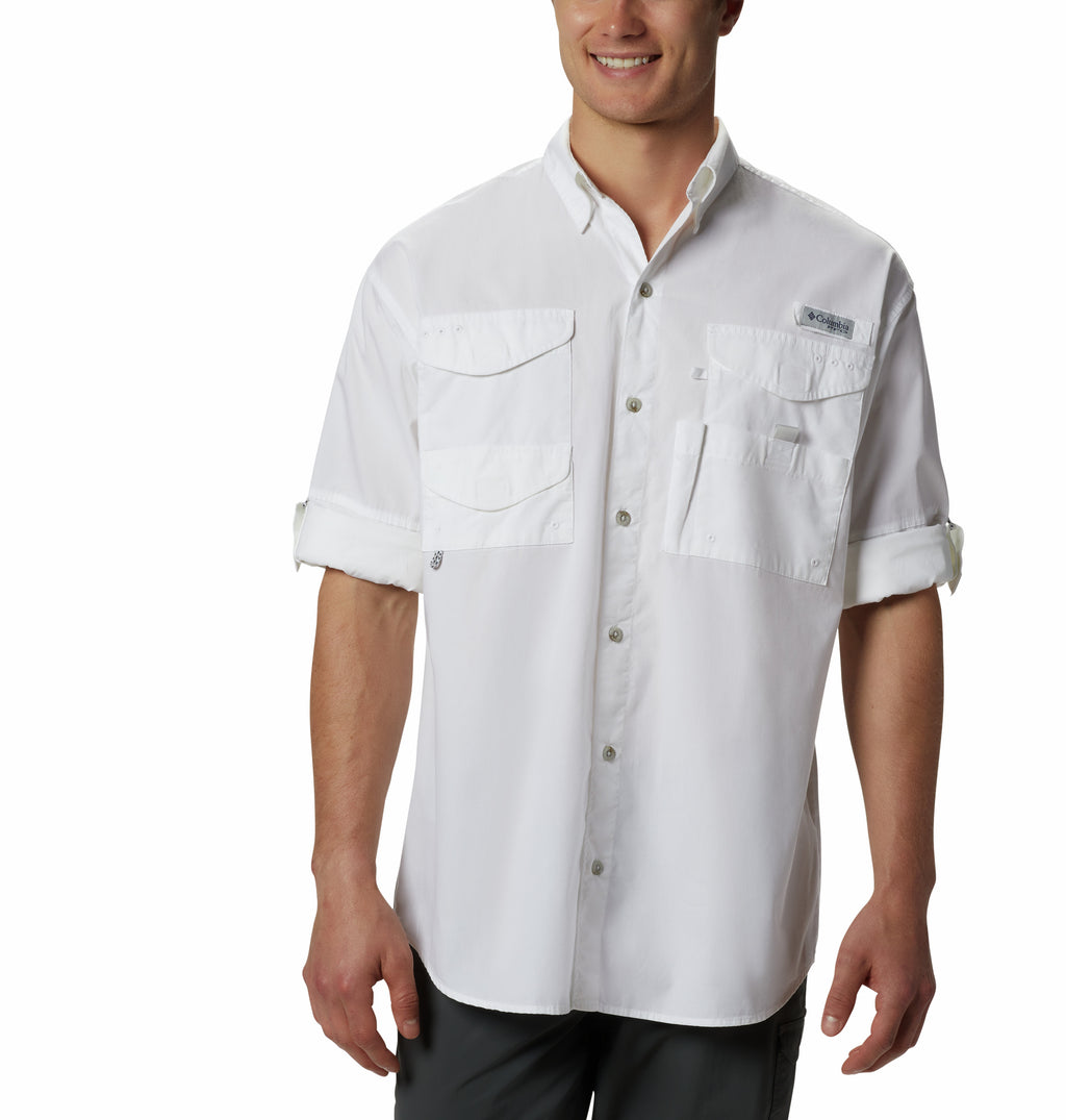 Chemise de pêche Columbia Super Bonehead sarcelle à carreaux boutonnée XLT Chemise de pêche Columbia Super Bonehead sarcelle à carreaux boutonnée XLT