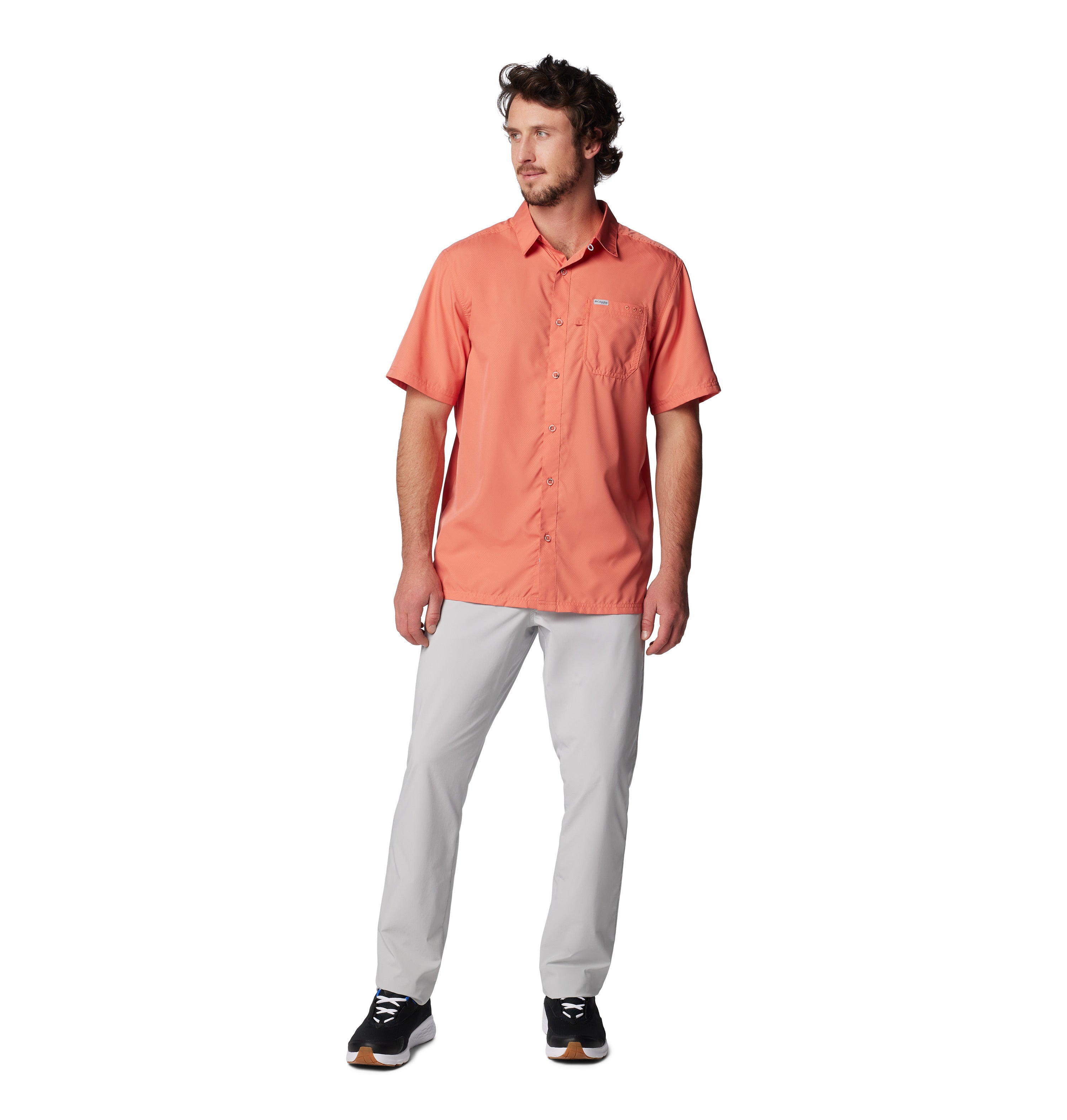 Camisa de manga corta para hombre Columbia Slack Tide Camp