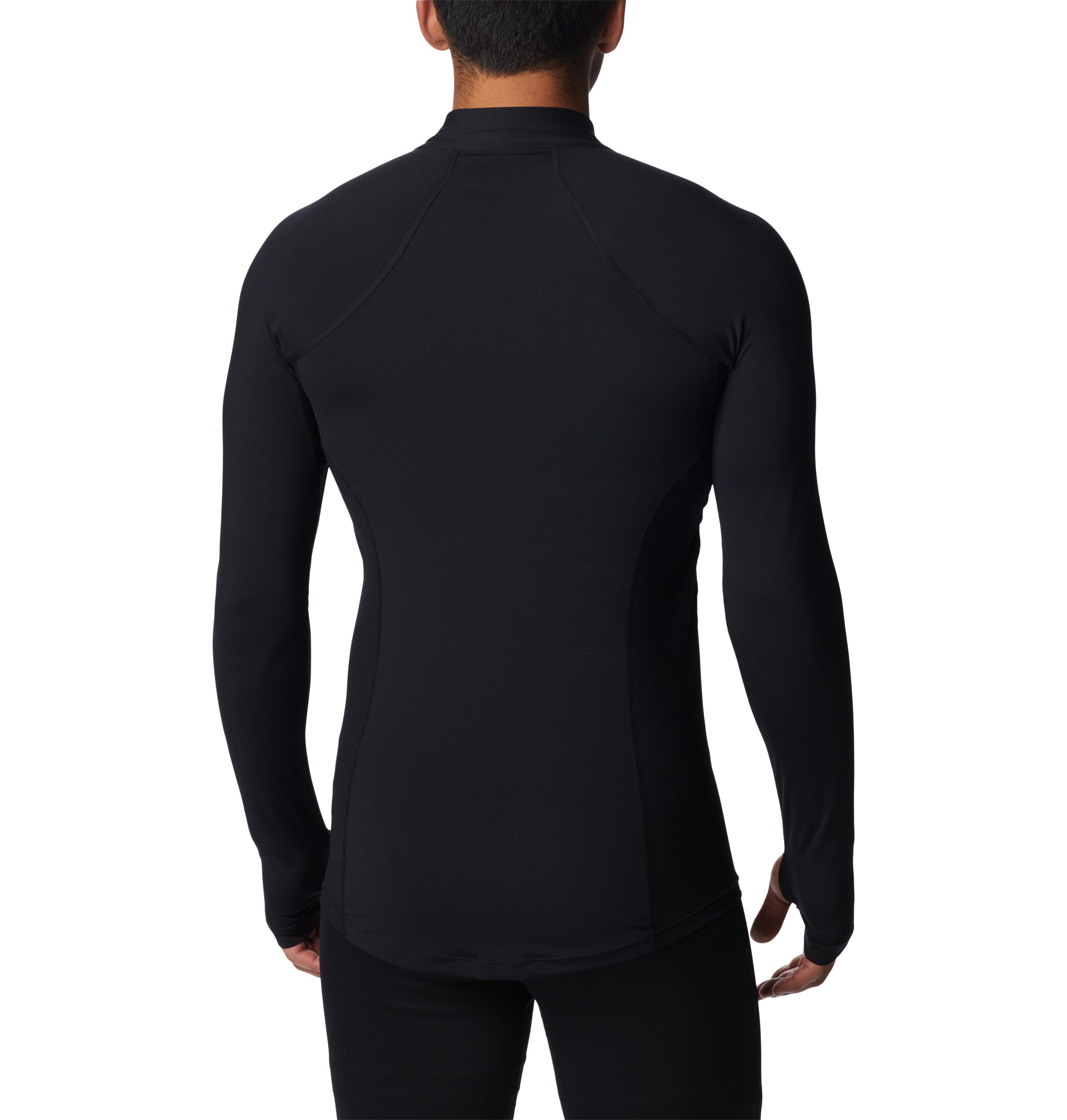 Playera térmica de manga larga con medio cierre para hombre Columbia Midweight Stretch