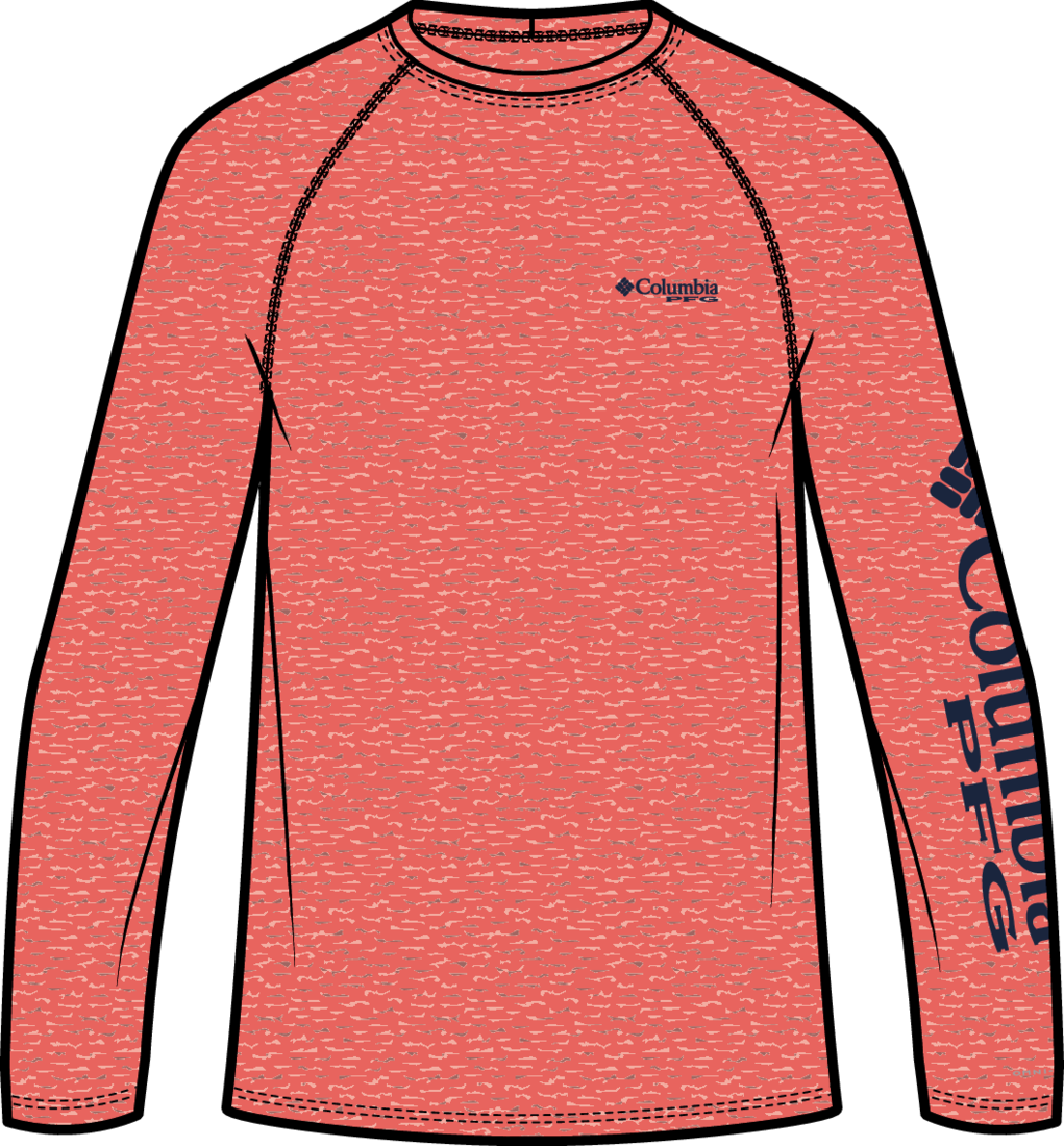 PLAYERA HOMBRE COLUMBIA | TERMINAL TACKLE HEATHER LS SHIRT