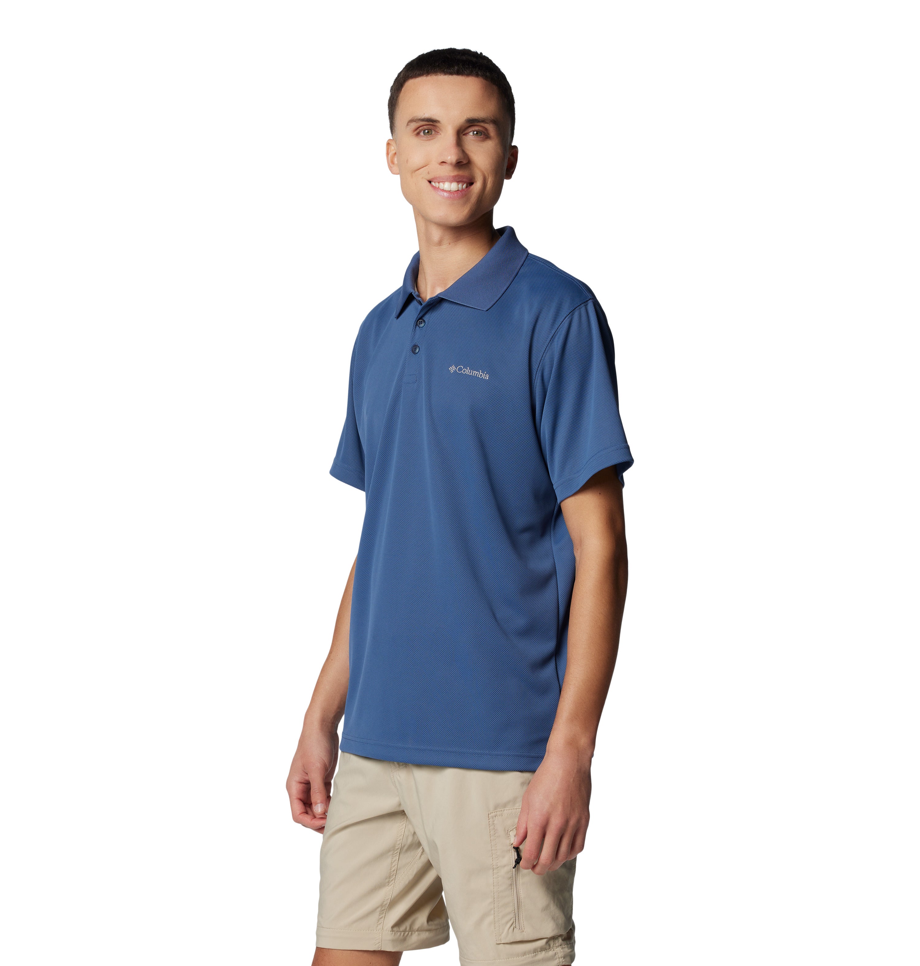 PLAYERA TIPO POLO HOMBRE COLUMBIA | UTILIZER POLO