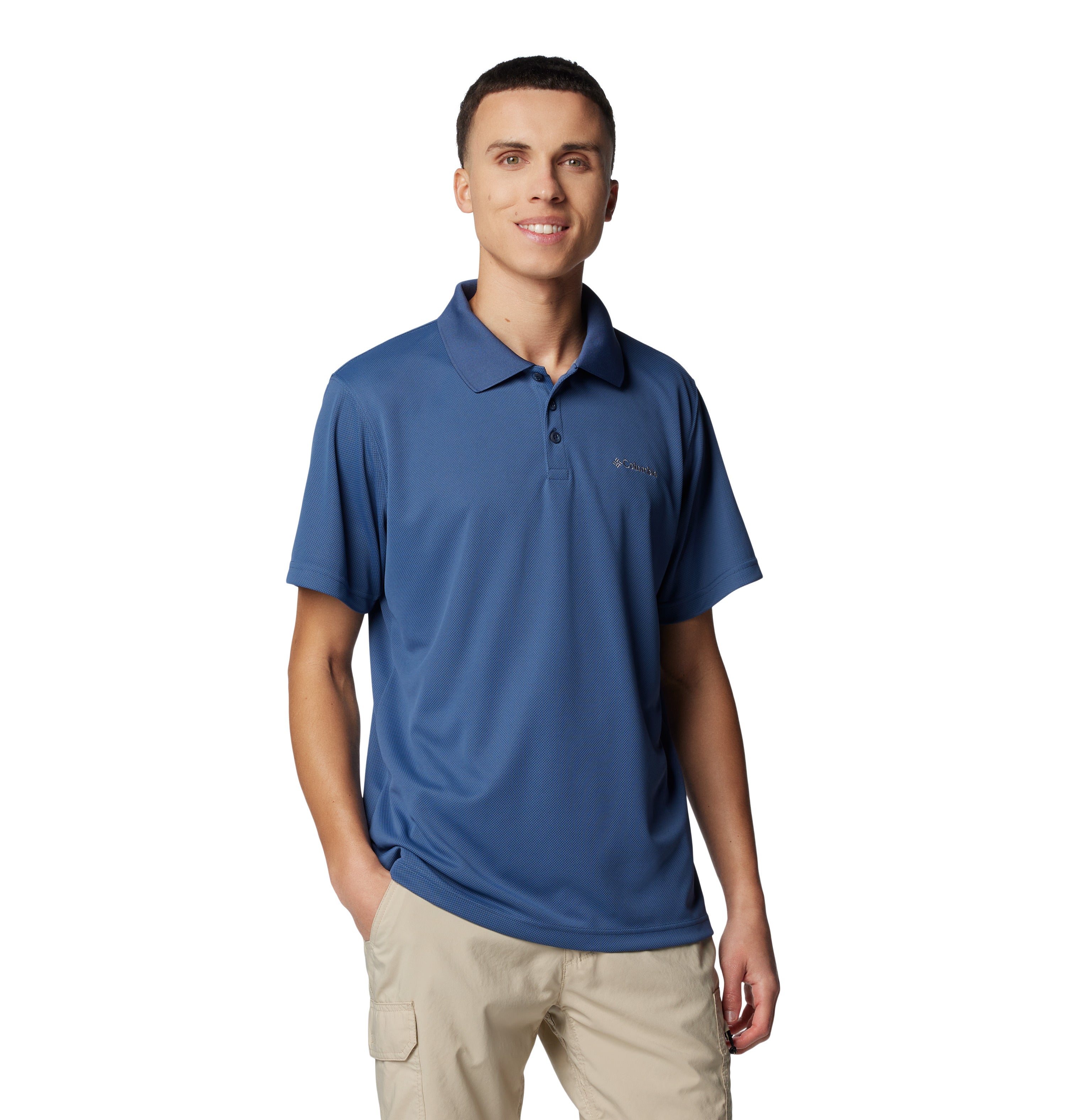 PLAYERA TIPO POLO HOMBRE COLUMBIA | UTILIZER POLO
