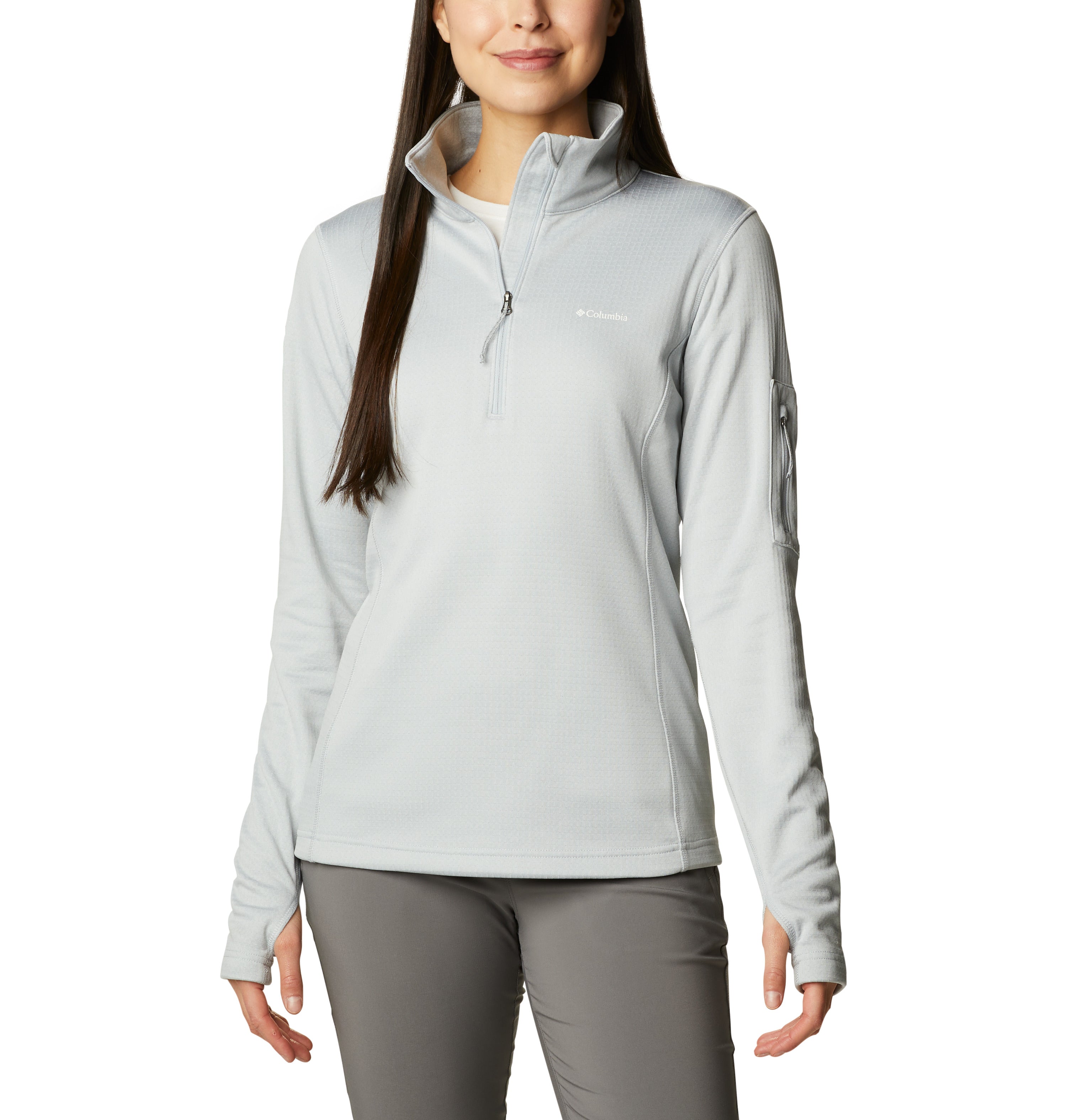 SUDADERA MUJER COLUMBIA | W PARK VIEW GRID FLEECE 1/2 ZIP